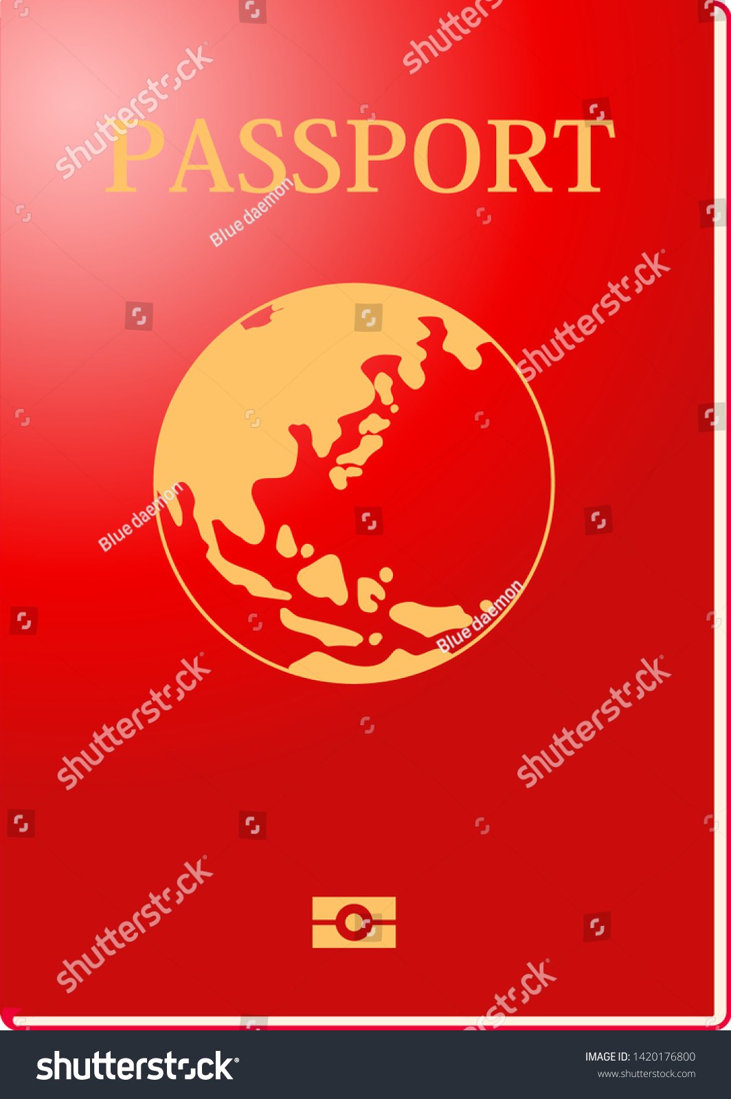 This Illustration Passport Stock Vector Royalty Free 1420176800 9851