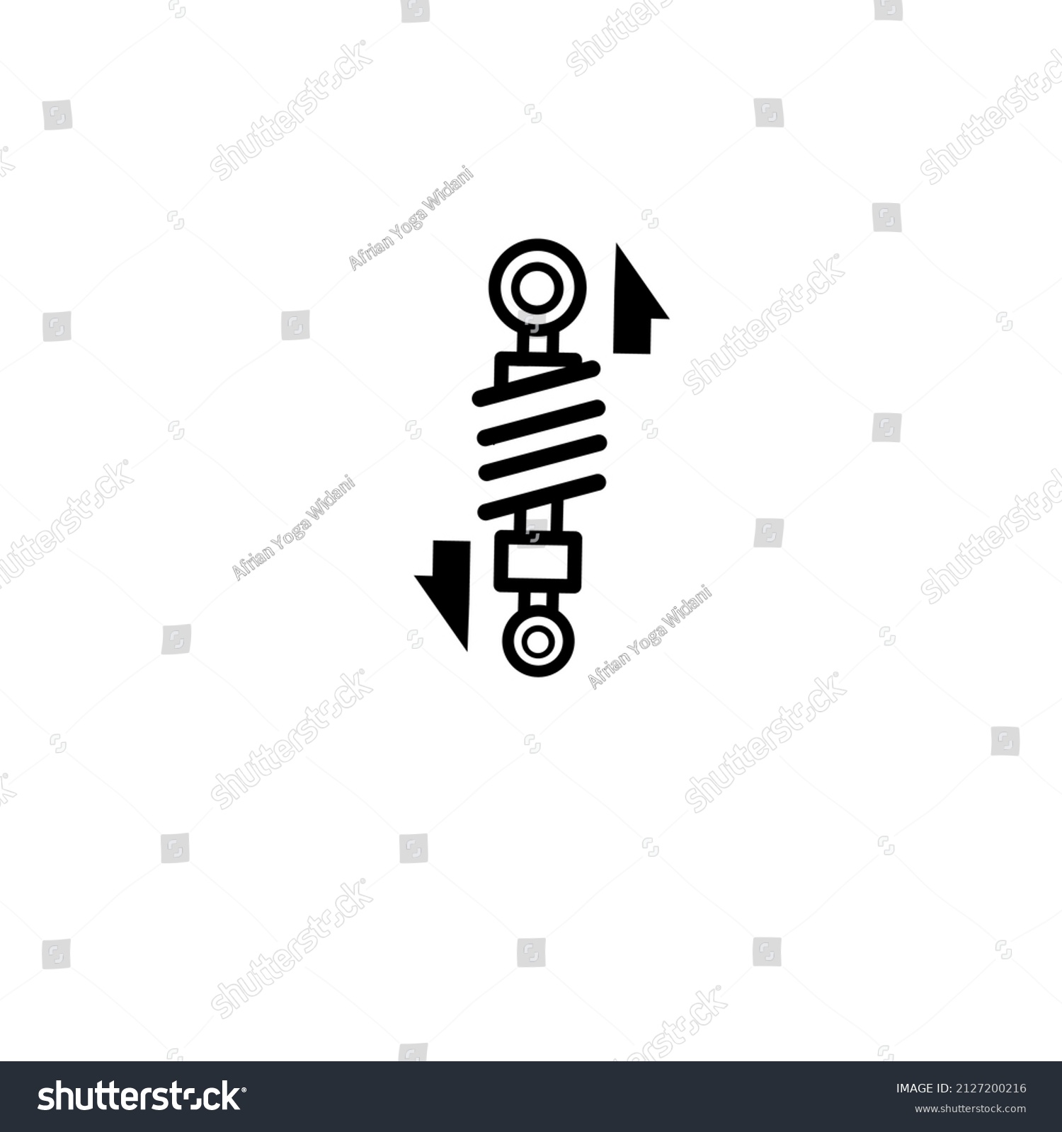 This Symbol Setting Suspension Down Used Stock Vector (Royalty Free ...