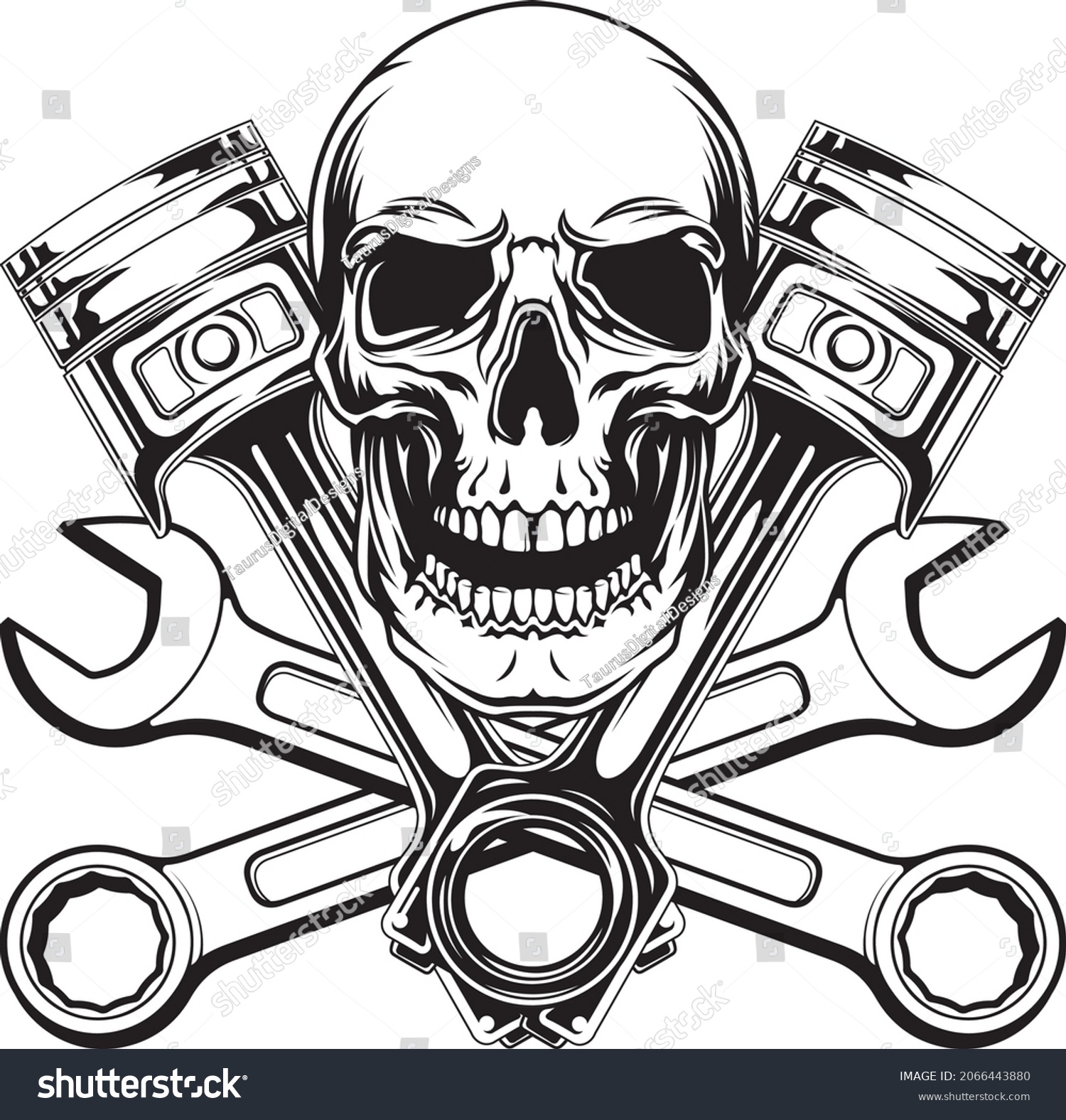 SVG of This Mechanic logo SVG is part of the Mechanic, Skull, Piston, Wrench, Garage, Tools, Repair service, and Car service collections. svg