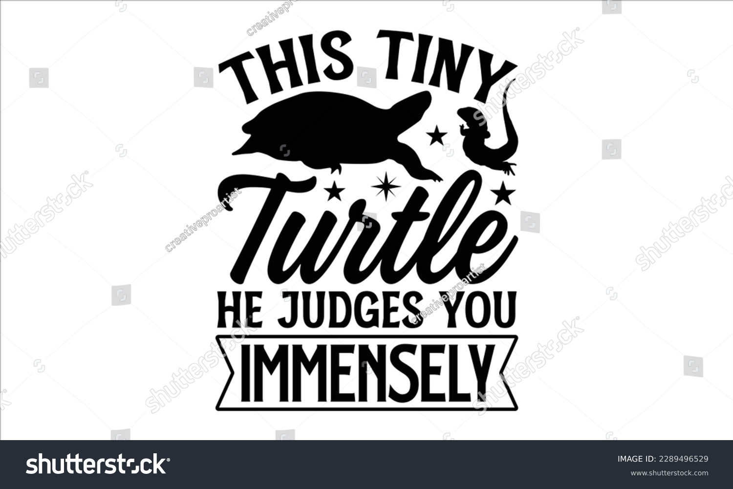 SVG of this tiny turtle he judges you immensely- Reptiles t shirt design, Hand written vector svg for Cutting Machine, Silhouette Cameo, Cricut, Vector illustration Template eps 10 svg