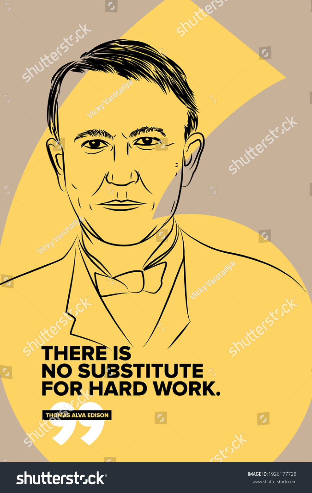 Thomas Alva Edison Vector Sketch Illustration Stock Vector (Royalty ...