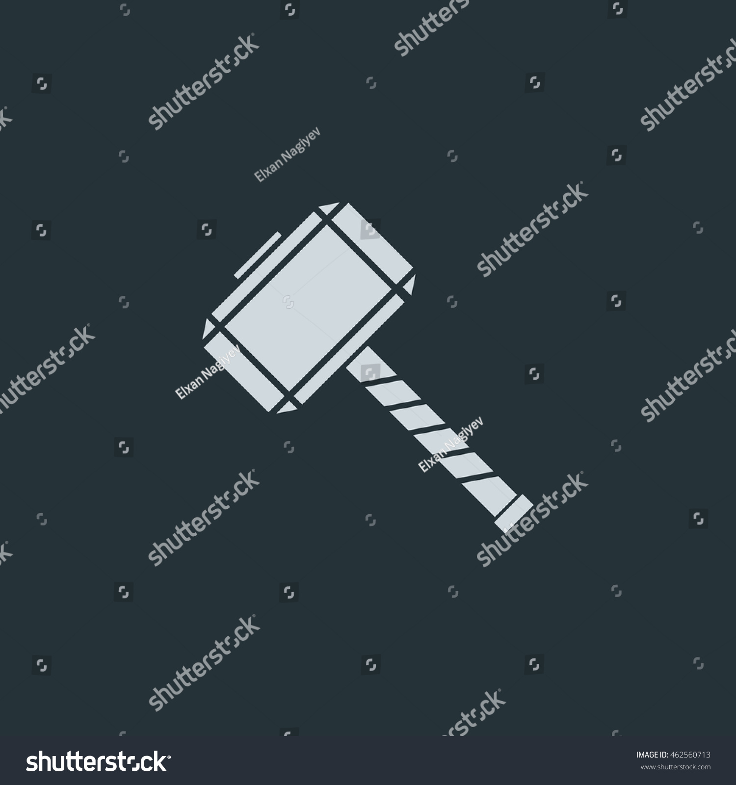 SVG of Thor Hammer icon svg