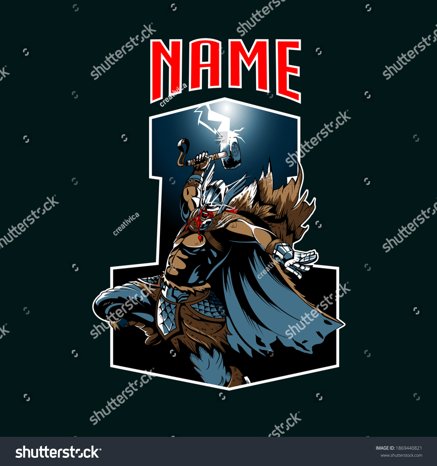 SVG of Thor Insignia style vector illustration svg