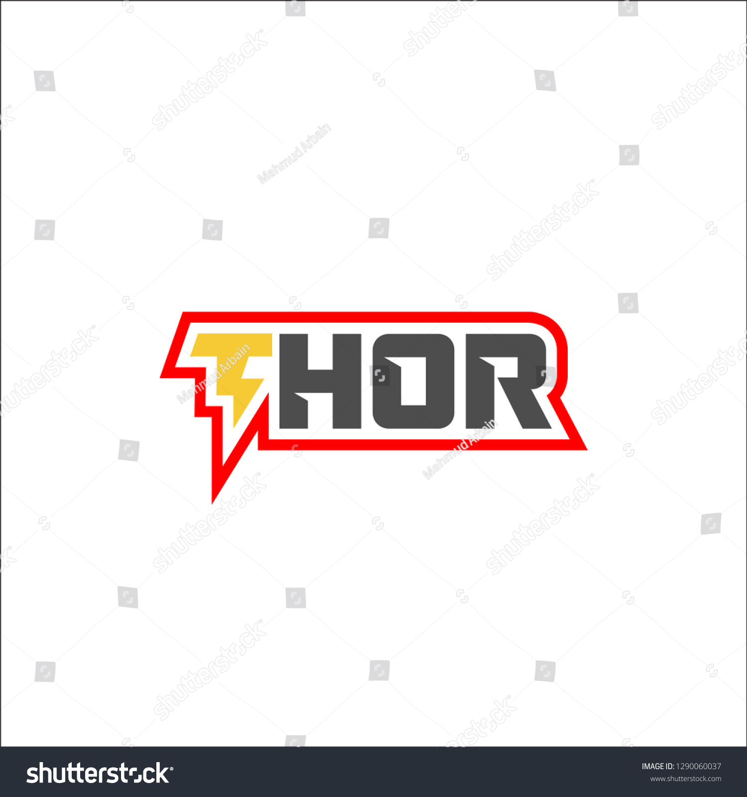 SVG of thor logo design svg