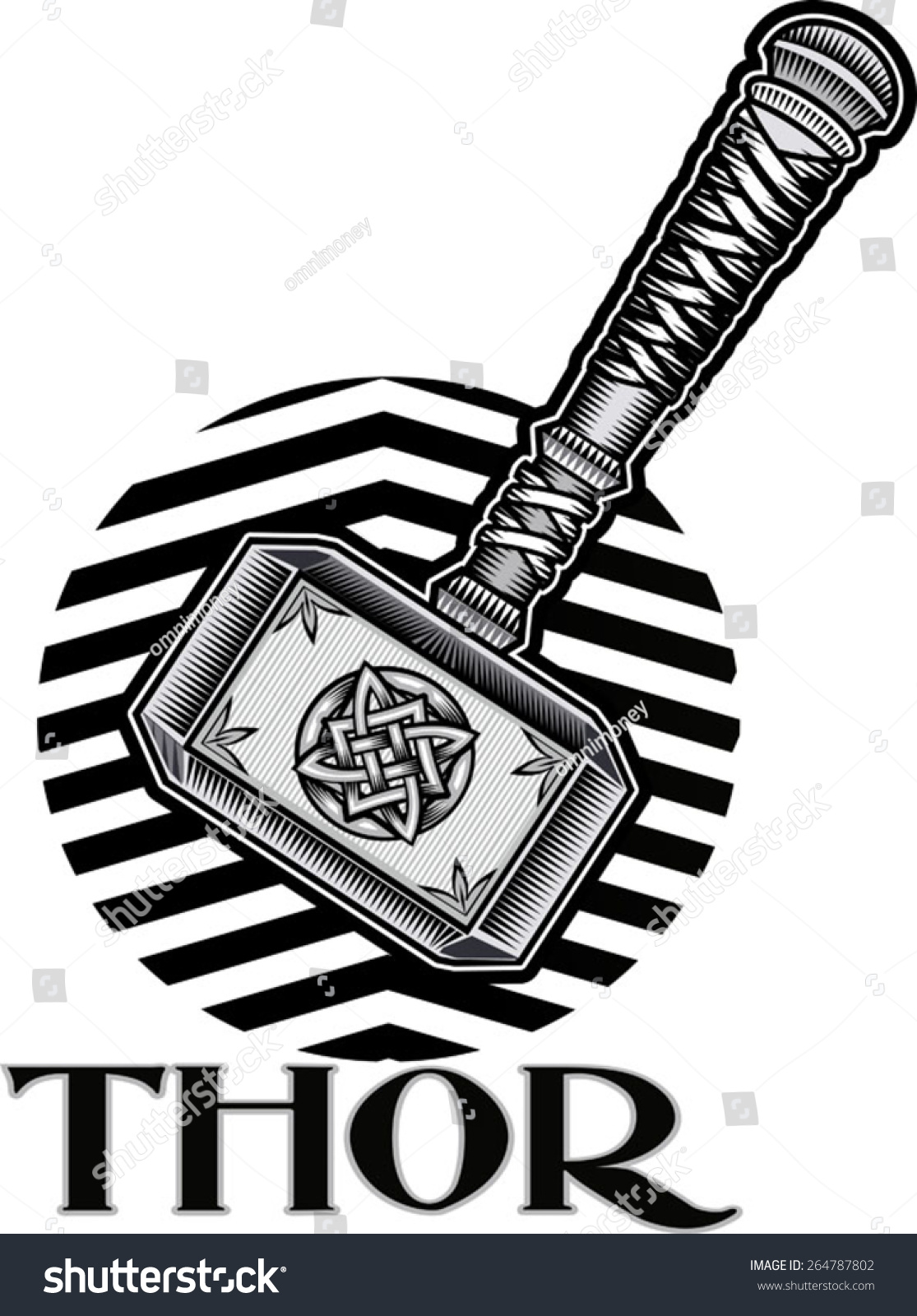 SVG of Thors Hammer  svg