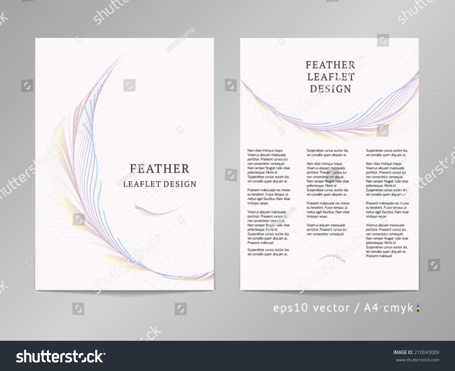 3 column brochure template threecolumn sided vector leaflet brochure stock vector 210043009 3 column brochure template threecolumn sided vector leaflet brochure stock vector 210043009