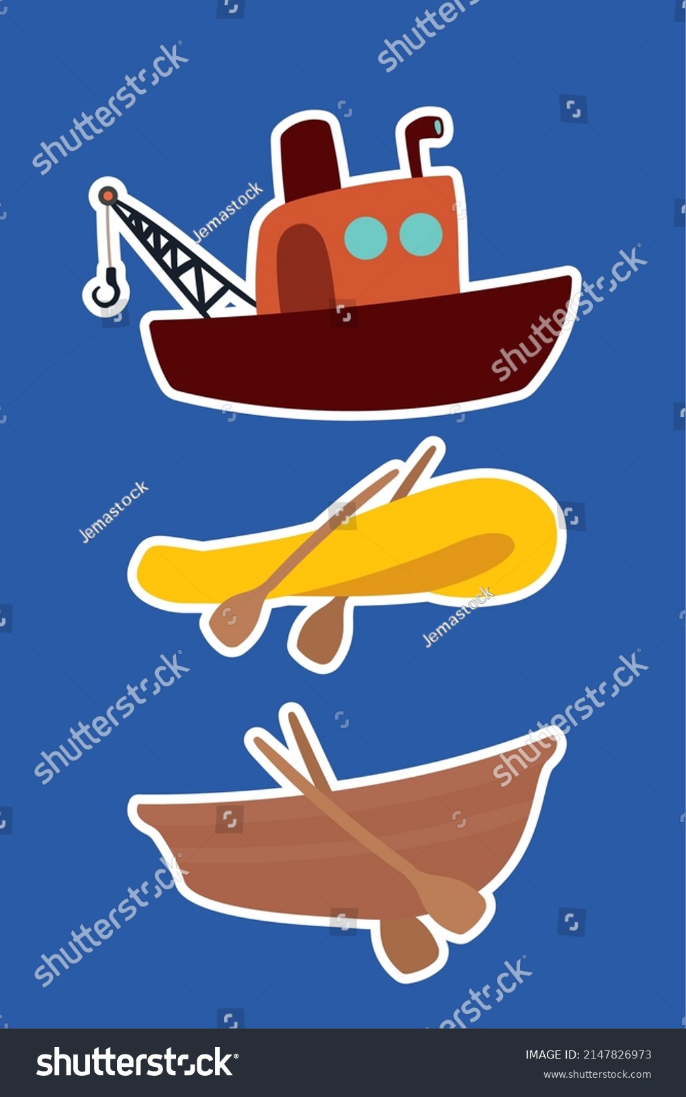 SVG of three ships and boats icons svg