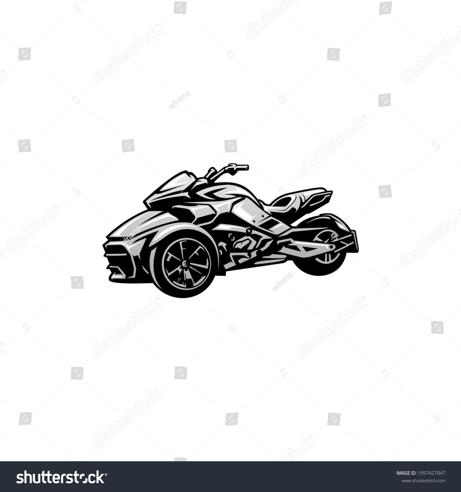 Custom Motorcycle clip art preview