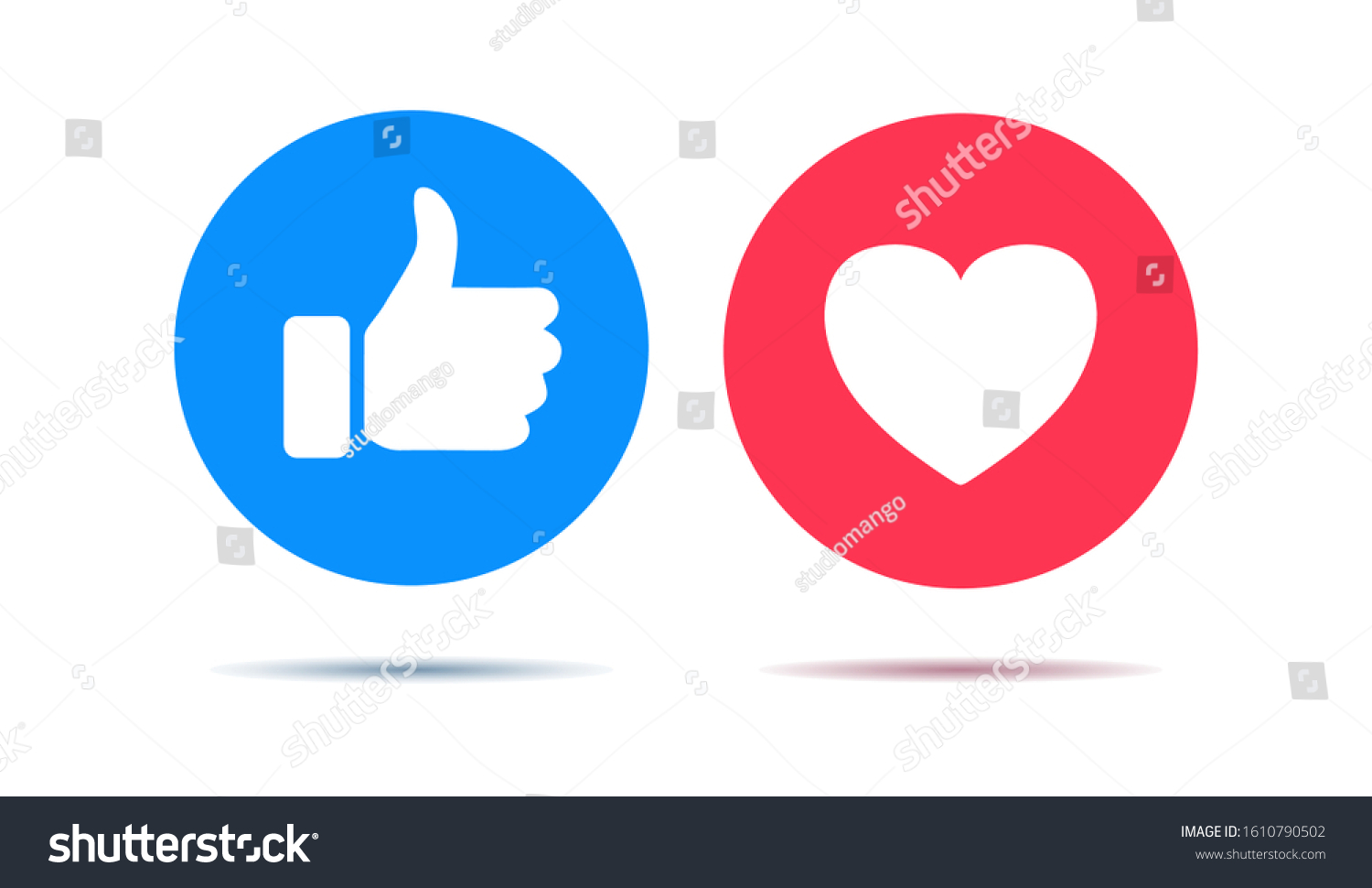 SVG of Thumbs up and hearts isolated on a white background. Vector illustration. svg
