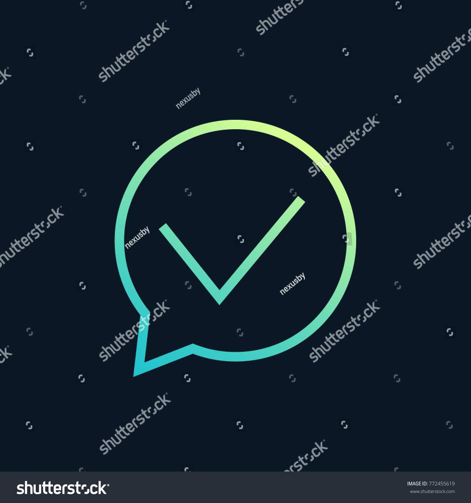 「Tick Check Mark Correct Icon」のベクター画像素材（ロイヤリティフリー） 772455619 | Shutterstock