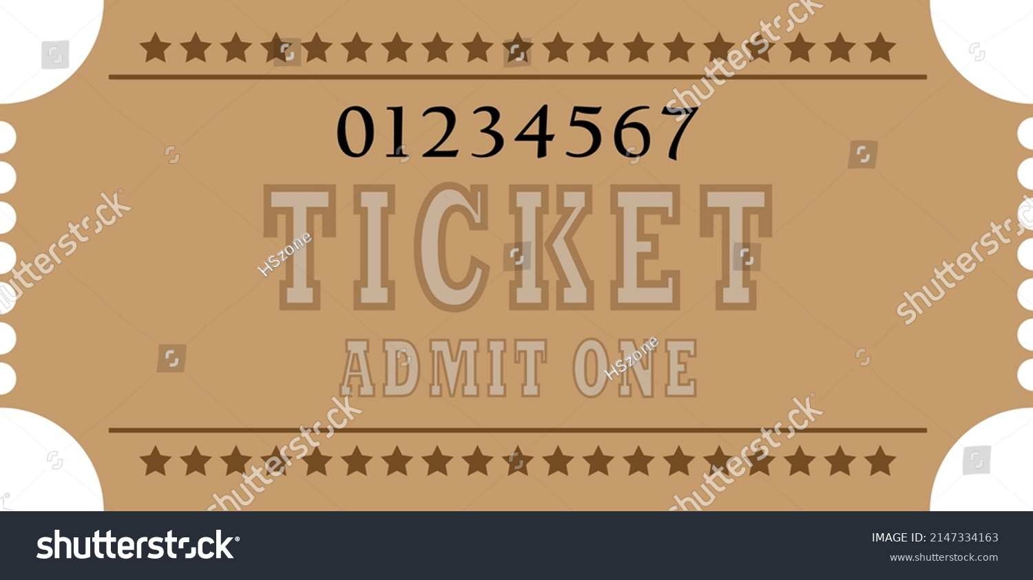 Ticket Vector Illustration Ticket Image Clip Stock Vector (Royalty Free ...