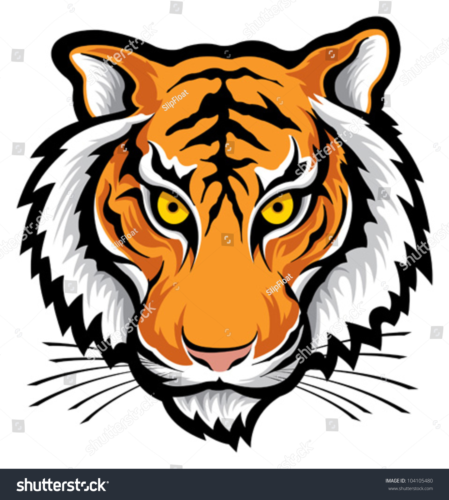 Tiger Stock Vector Illustration 104105480 : Shutterstock