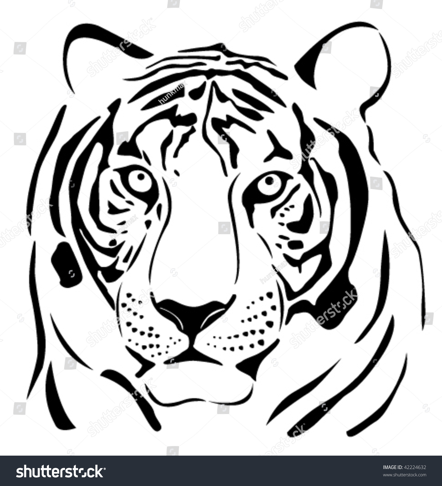 Tiger Stock Vector Illustration 42224632 : Shutterstock