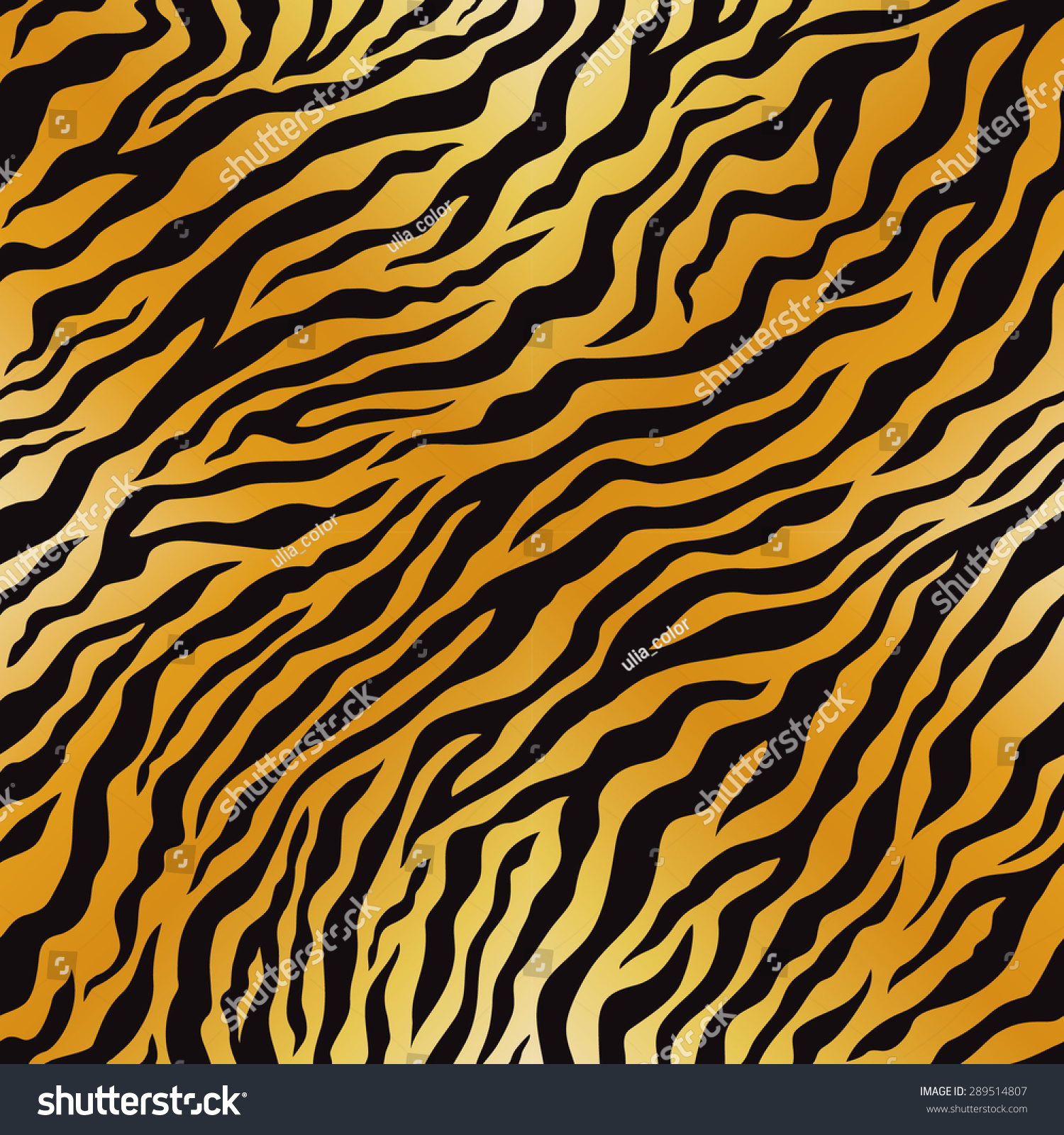Tiger Pattern. Vector Seamless - 289514807 : Shutterstock