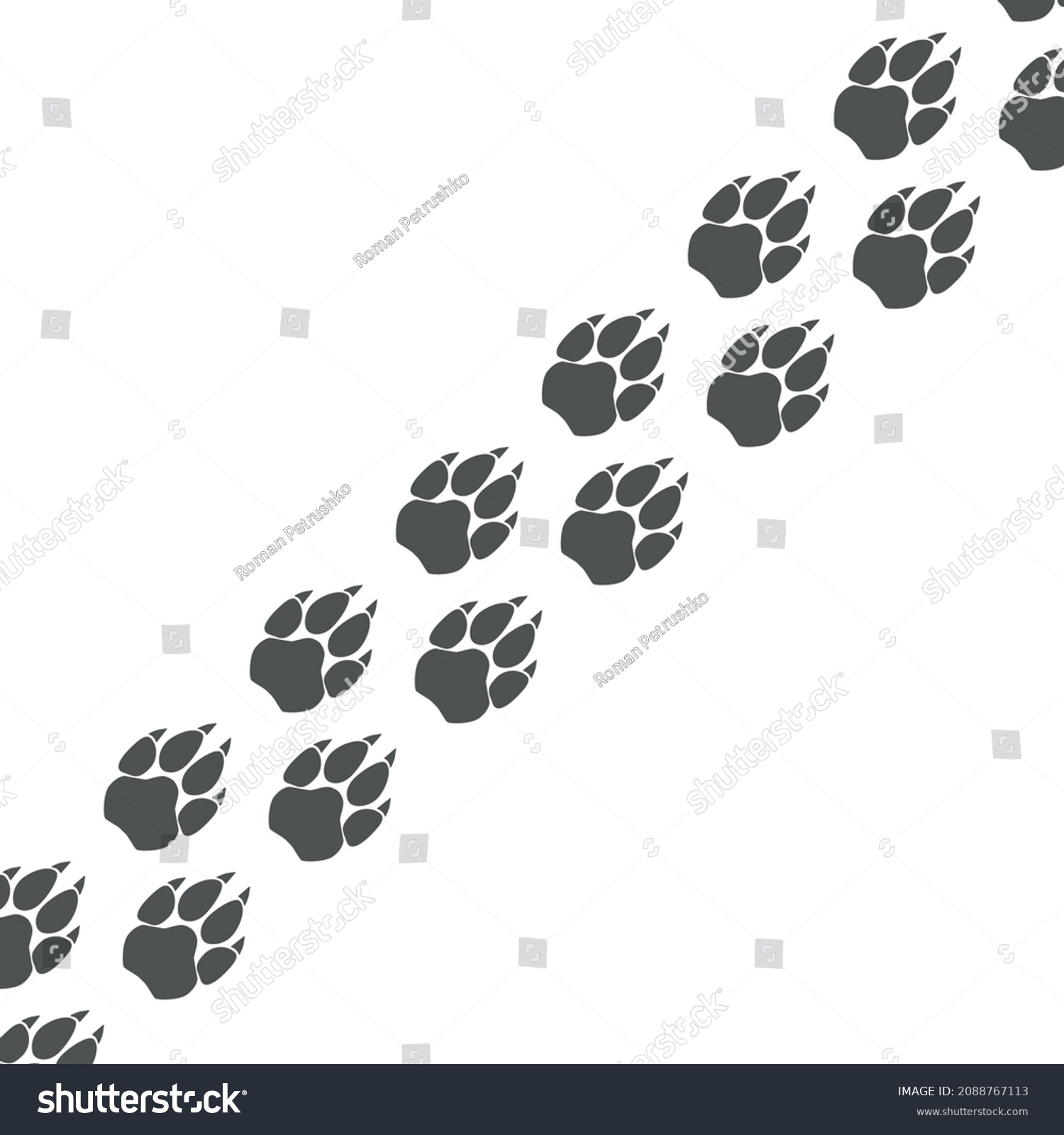 3,636 Lion paw print Images, Stock Photos & Vectors | Shutterstock