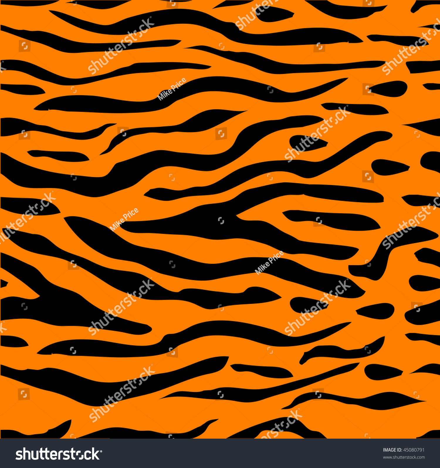 Tiger Stripe Seamless Background Which Can Be Tiled Stock Vector ...