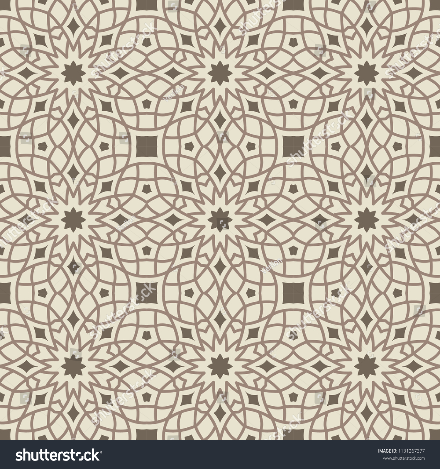 Tile Style Wallpaper Texture Vintage Seamless Stock Vector (Royalty Free) 1131267377