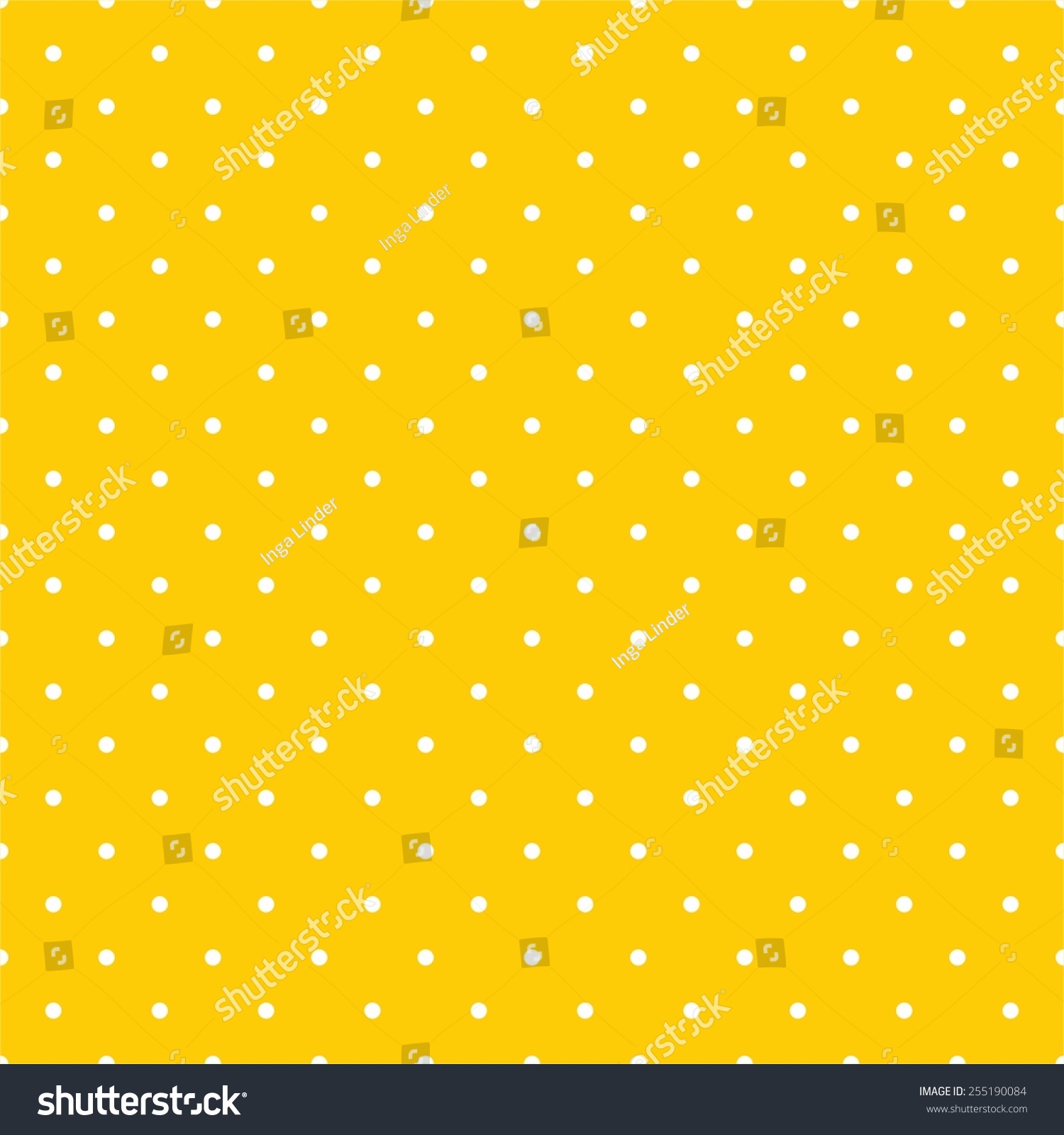 Tile Vector Pattern White Polka Dots Stock Vector (Royalty Free ...