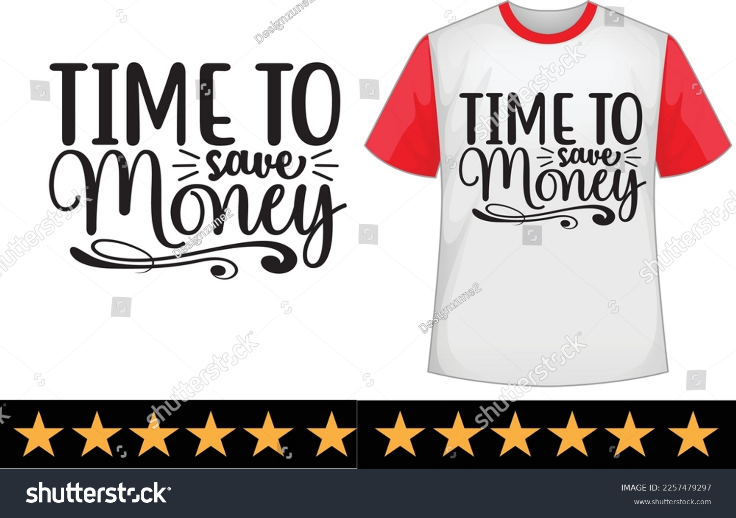 SVG of Time to save money svg t shirt design svg