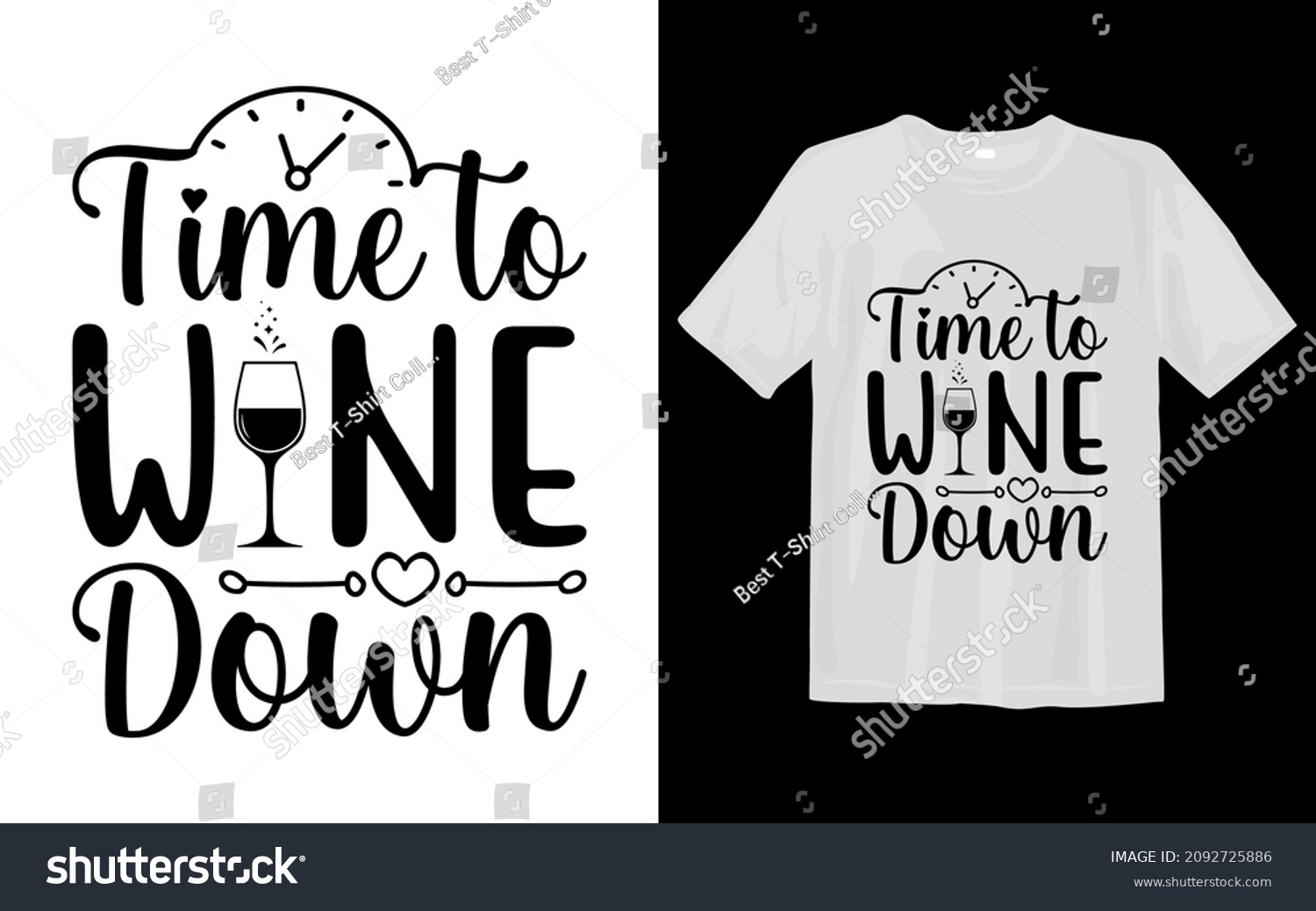 SVG of Time to wine down svg t-shirt svg