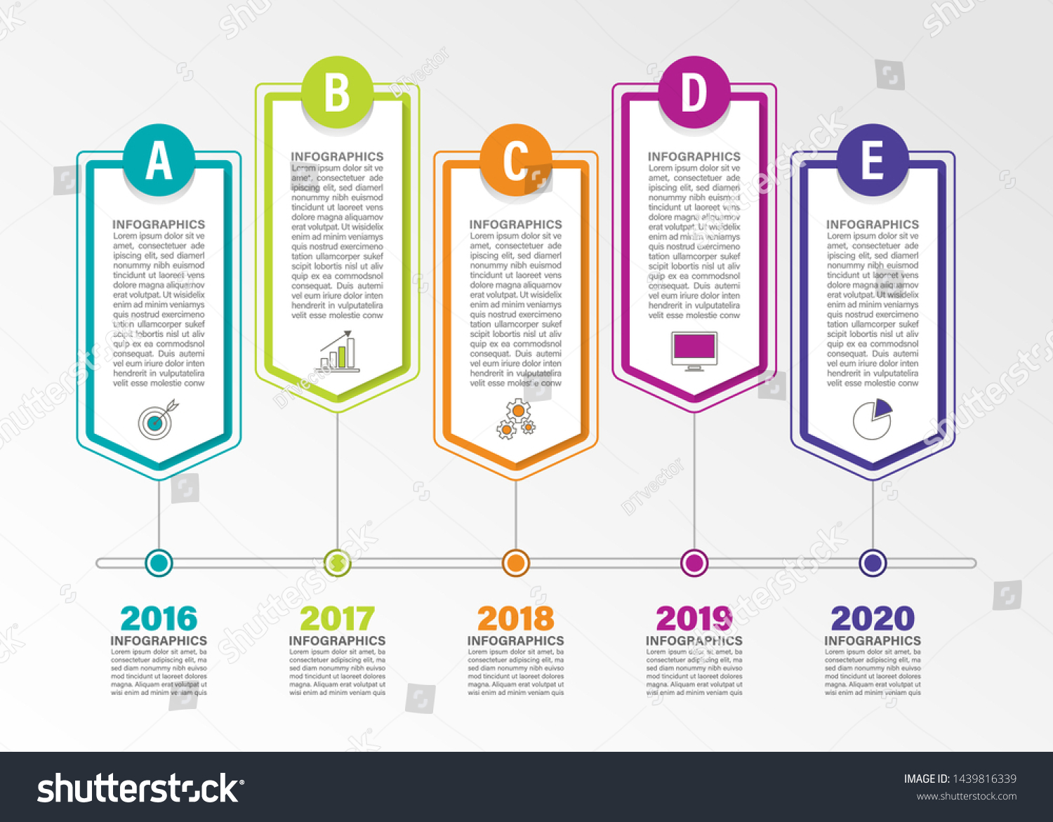 Timeline Infographic Vector Diagrams Graphs Presentation Stock Vector Timeline Infographic Vector Diagrams Graphs Presentation Stock Vector