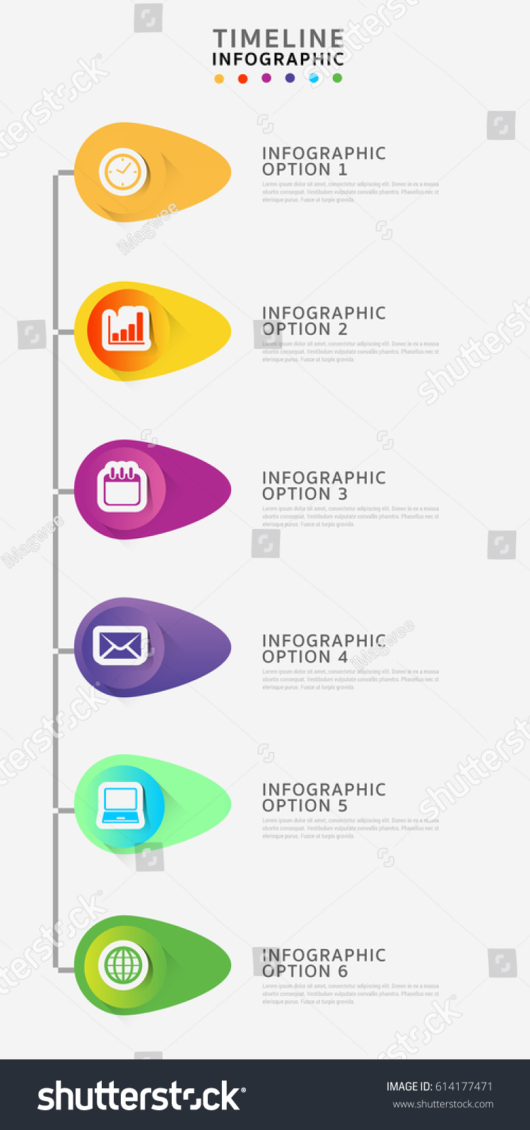 Timeline Infographics Design Templatevector Illustrator Stock Vector ...