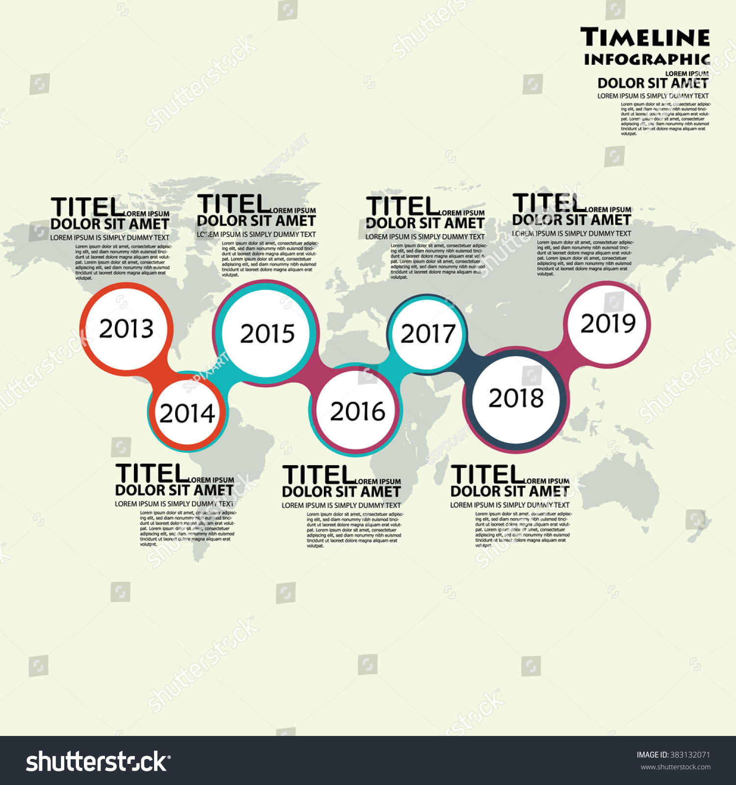 world timeline map