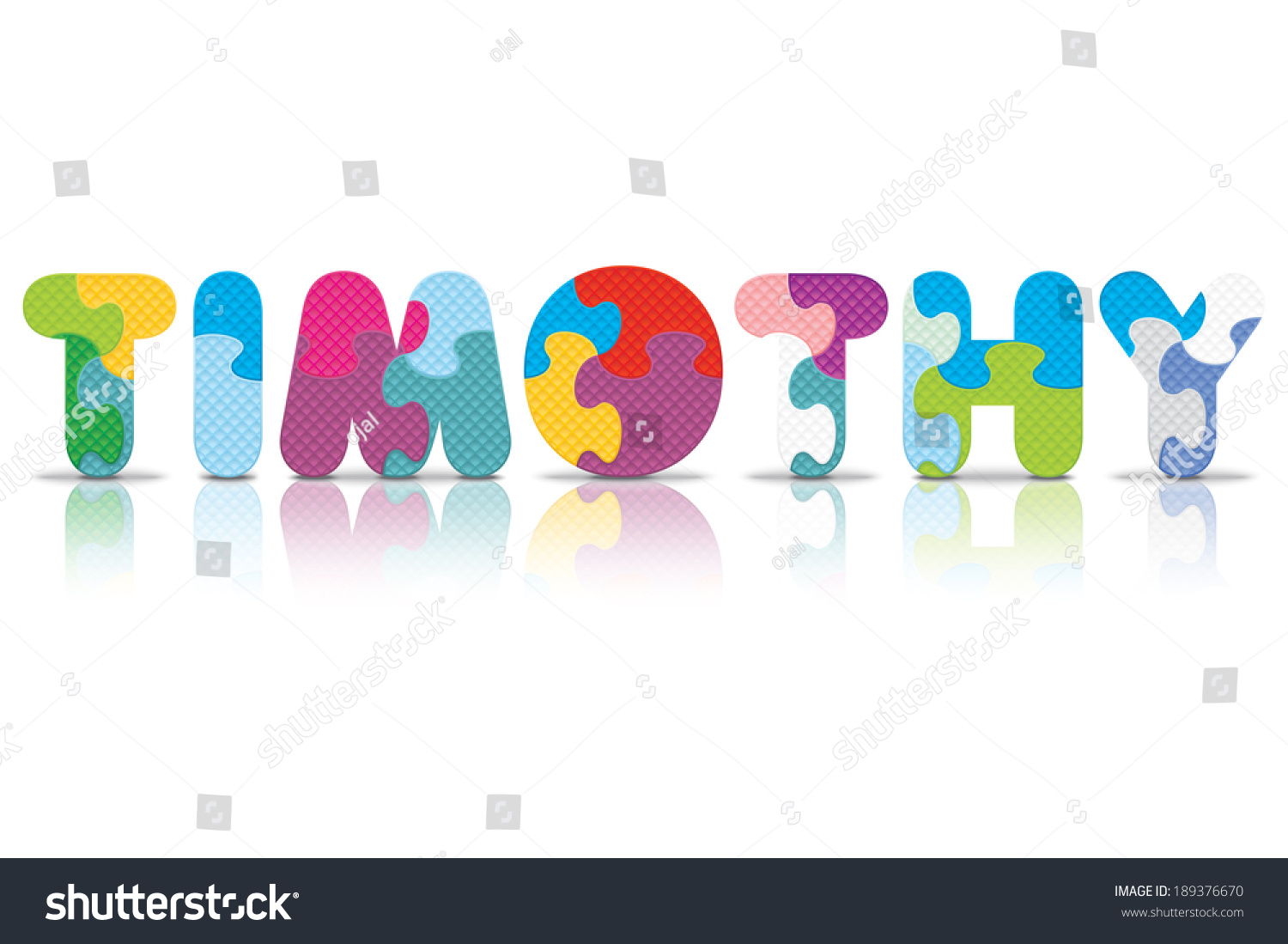 timothy-written-alphabet-puzzle-vector-illustration-stock-vector