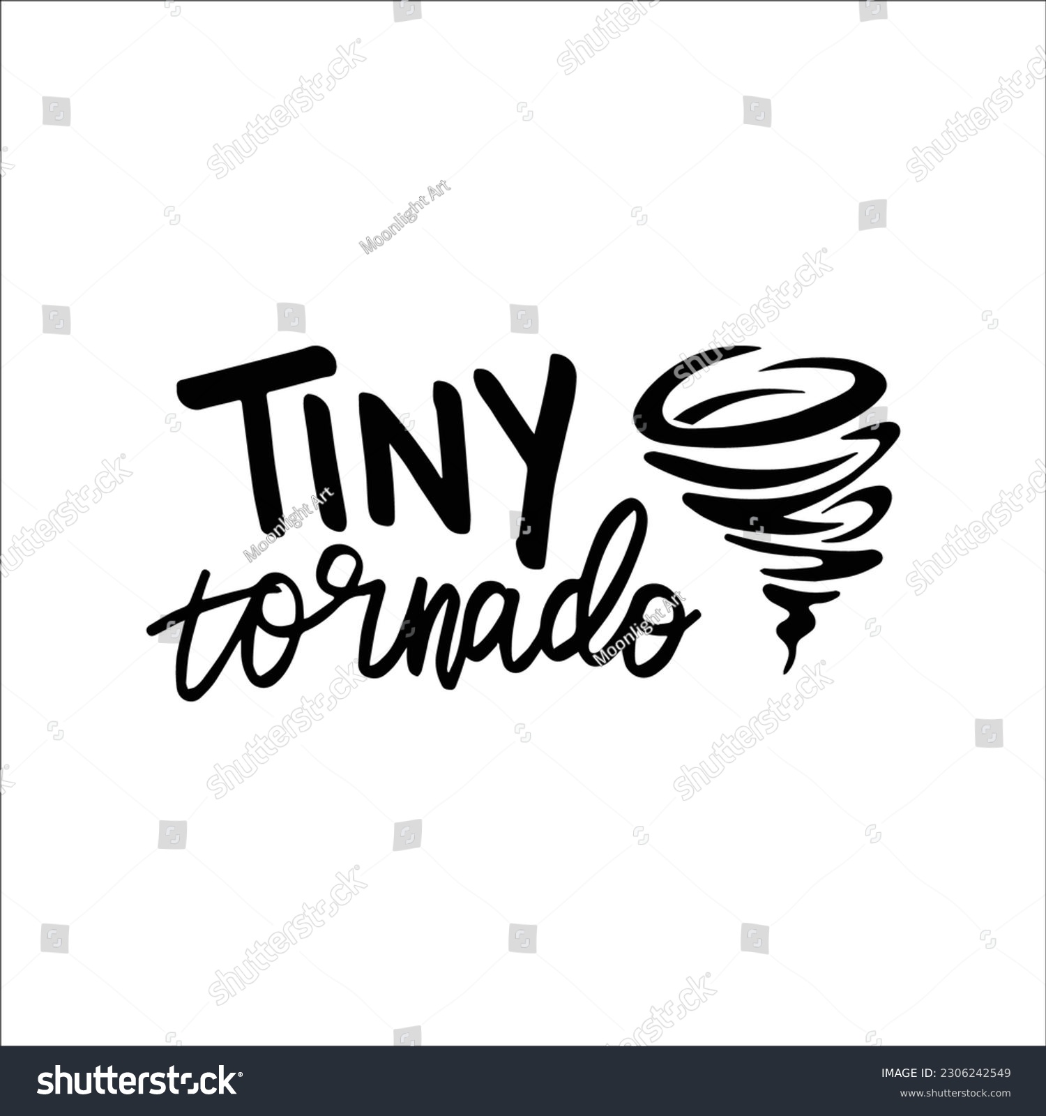 SVG of Tiny Tornado SVG, Funny Kids Quote, Funny Toddler SVG Saying, Terrible Twos svg, Sassy, Sarcastic svg, Chaos, Kid Life Cut File svg