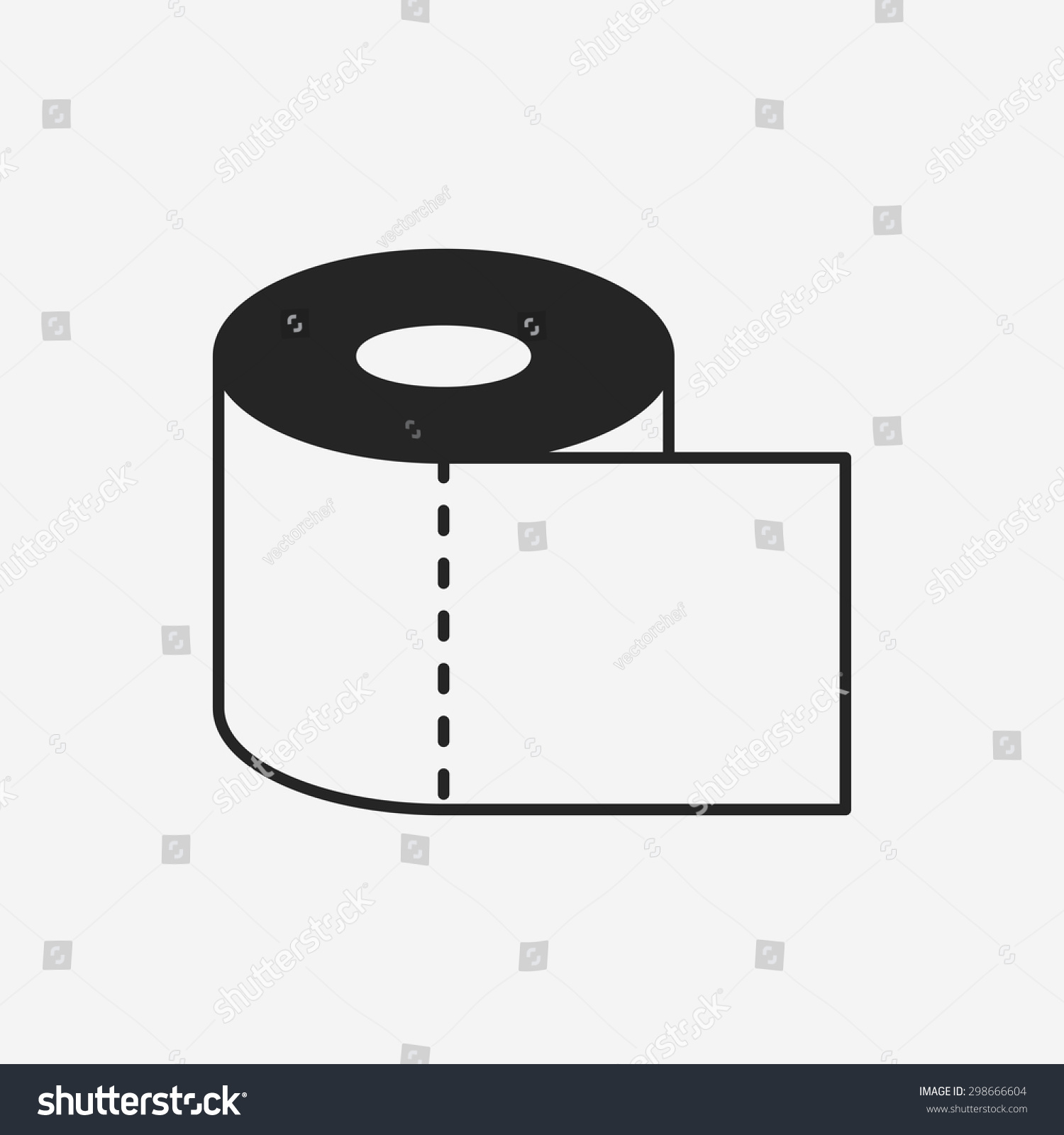 Tissue Icon Stock Vector (Royalty Free) 298666604