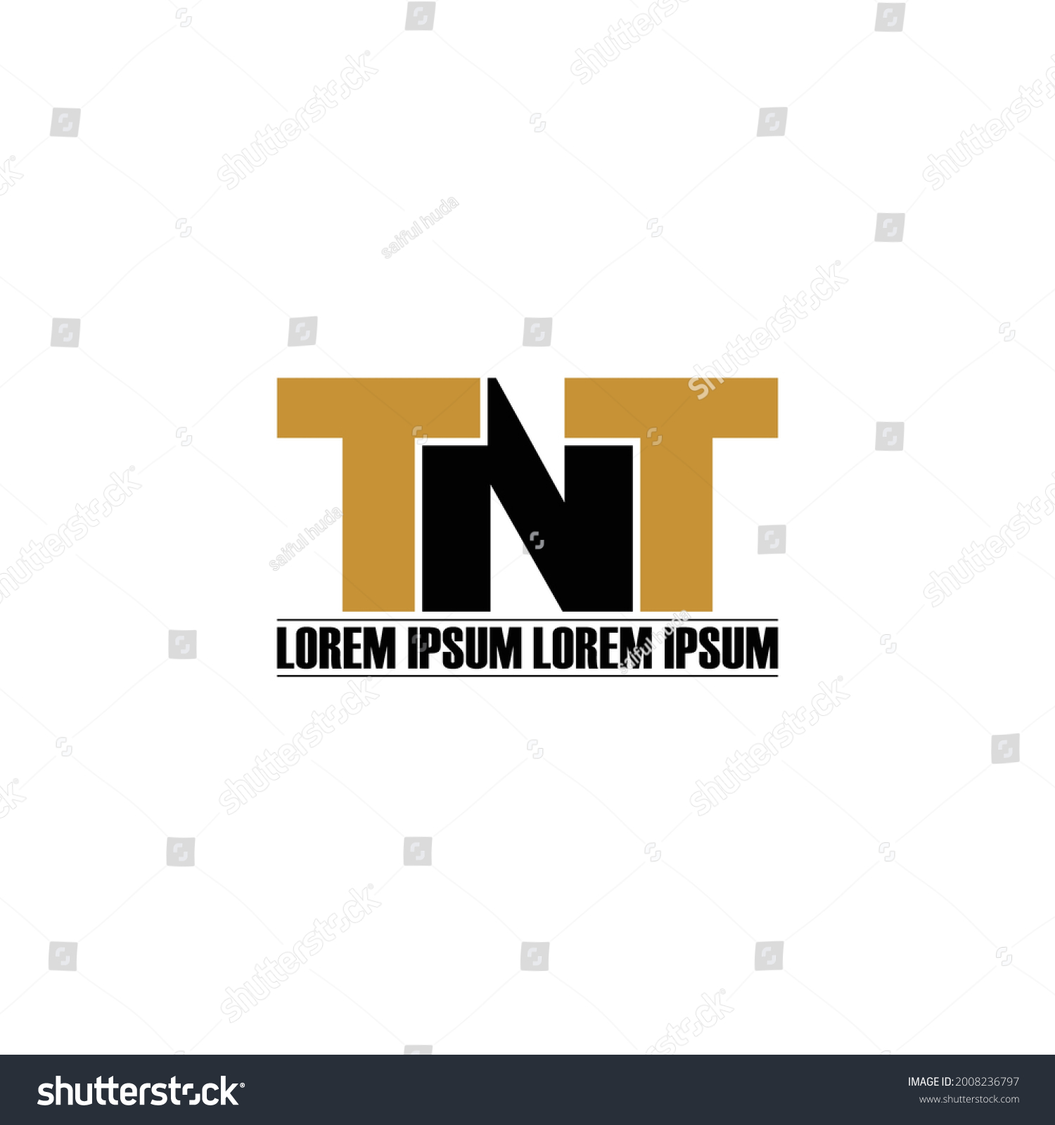 tnt-letter-monogram-logo-design-vector-vetor-stock-livre-de-direitos