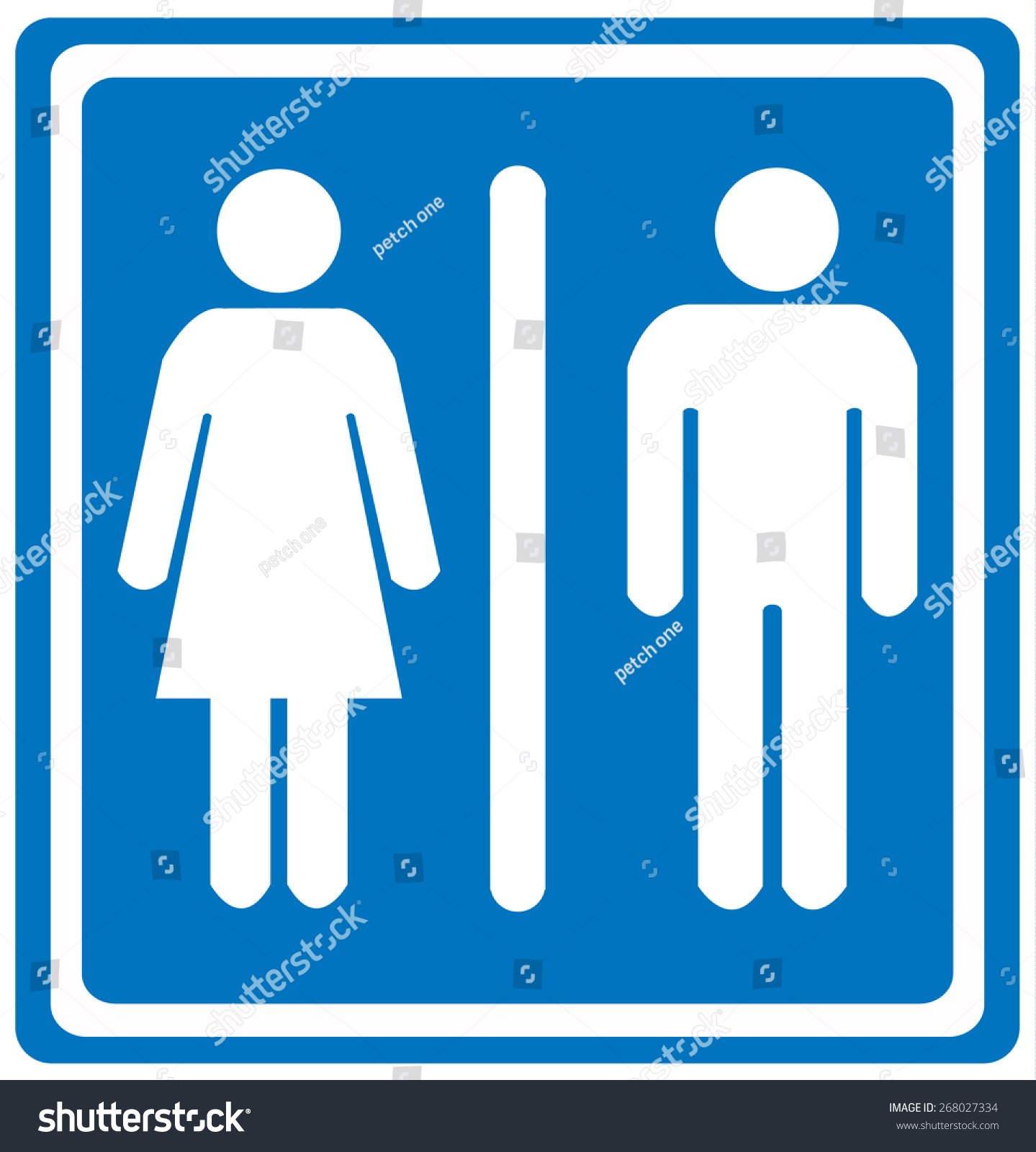 Toilets Icon Stock Vector (Royalty Free) 268027334