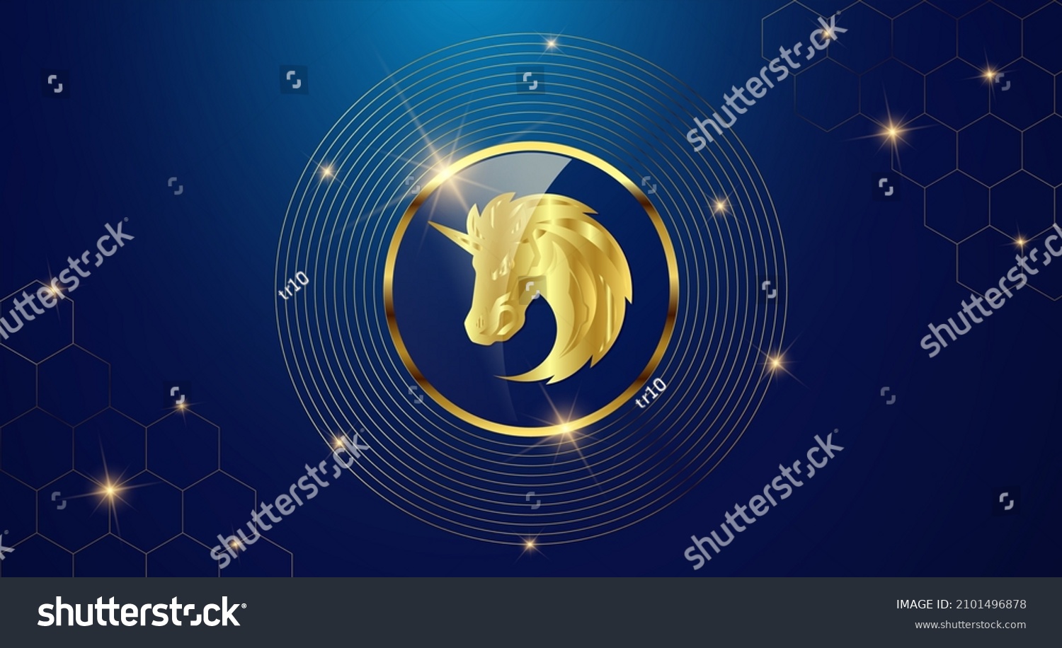 SVG of Token cryptocurrency 1inch Network( 1INCH ), Gold coin symbol in shiny gold circle. svg