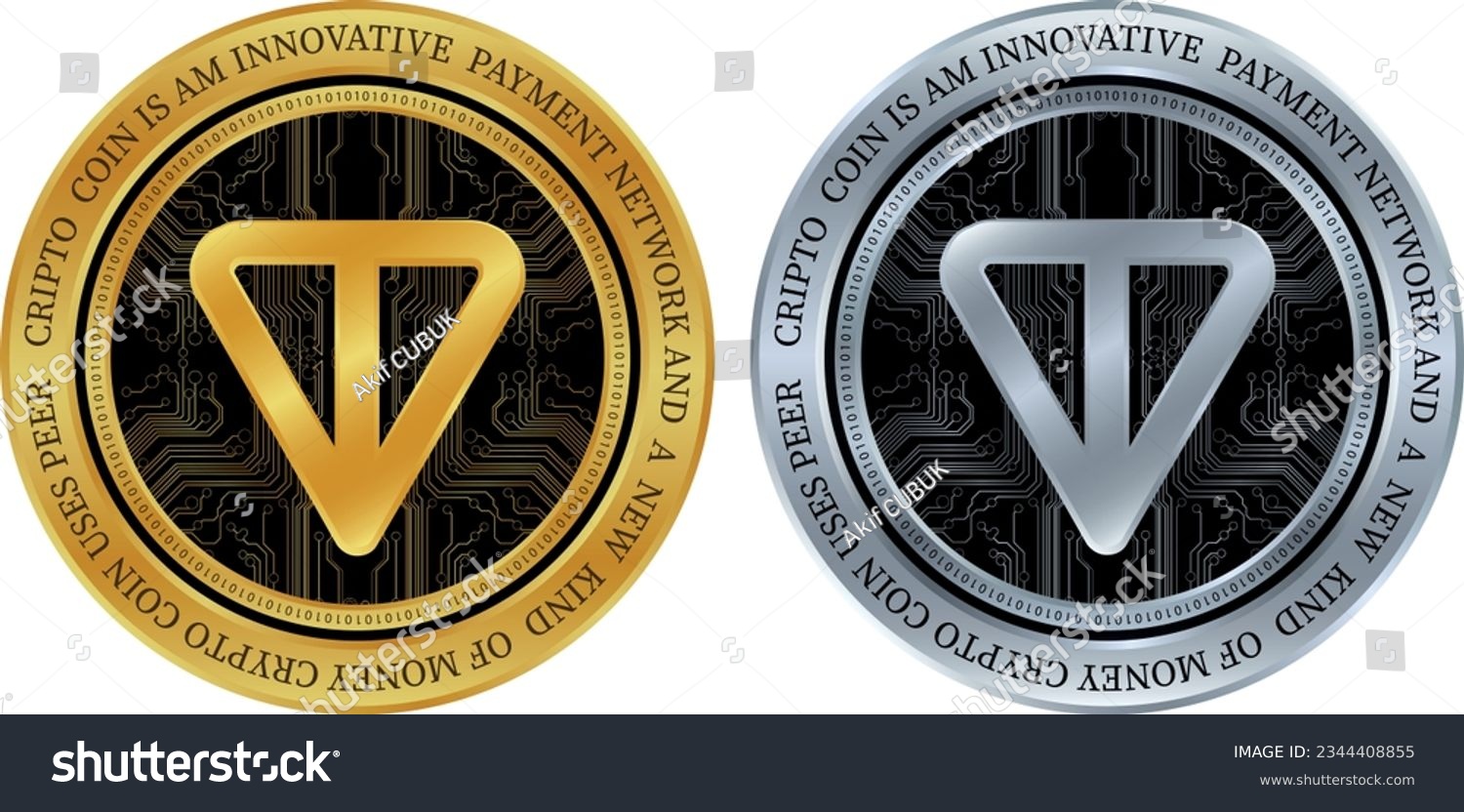 SVG of toncoin-ton virtual currency metallic money illustrations. vector illustrations. 3d illustrations. svg