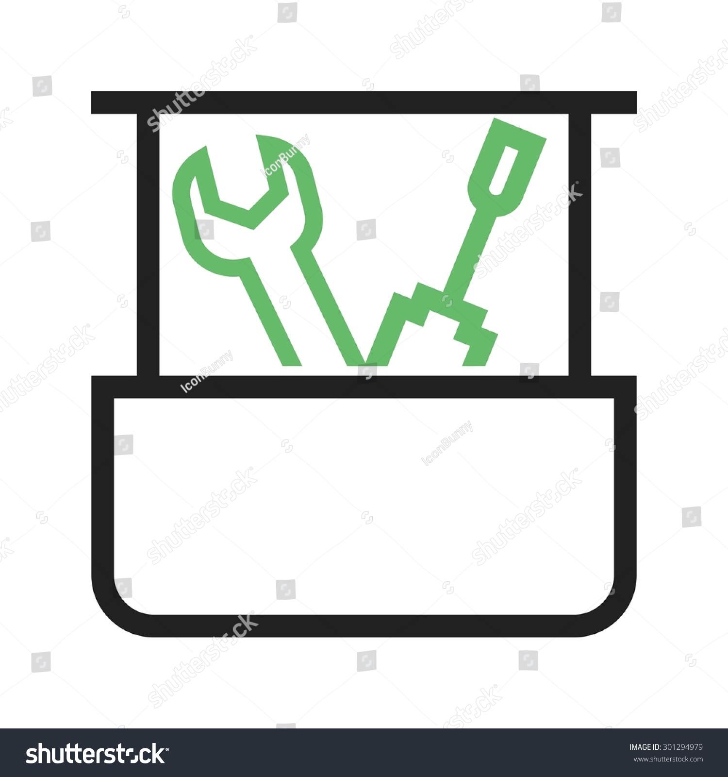 Tool Box Box Container Icon Vector Stock Vector (Royalty Free ...
