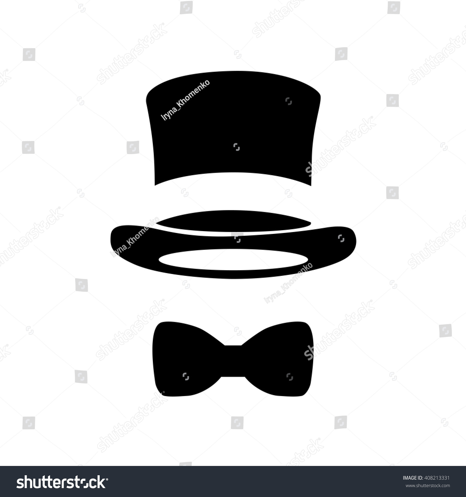 top hat bow