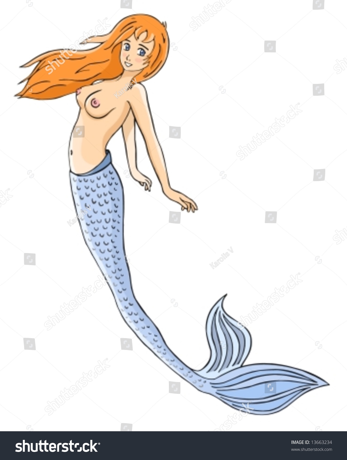 Topless mermaid pics