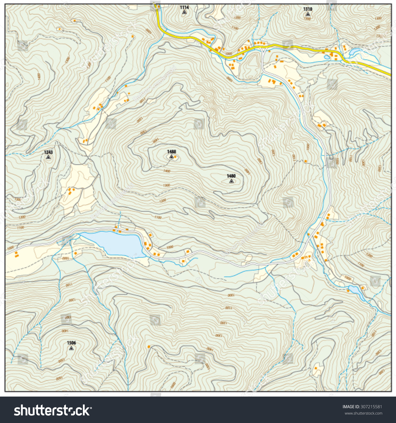 SVG of topographic map  svg