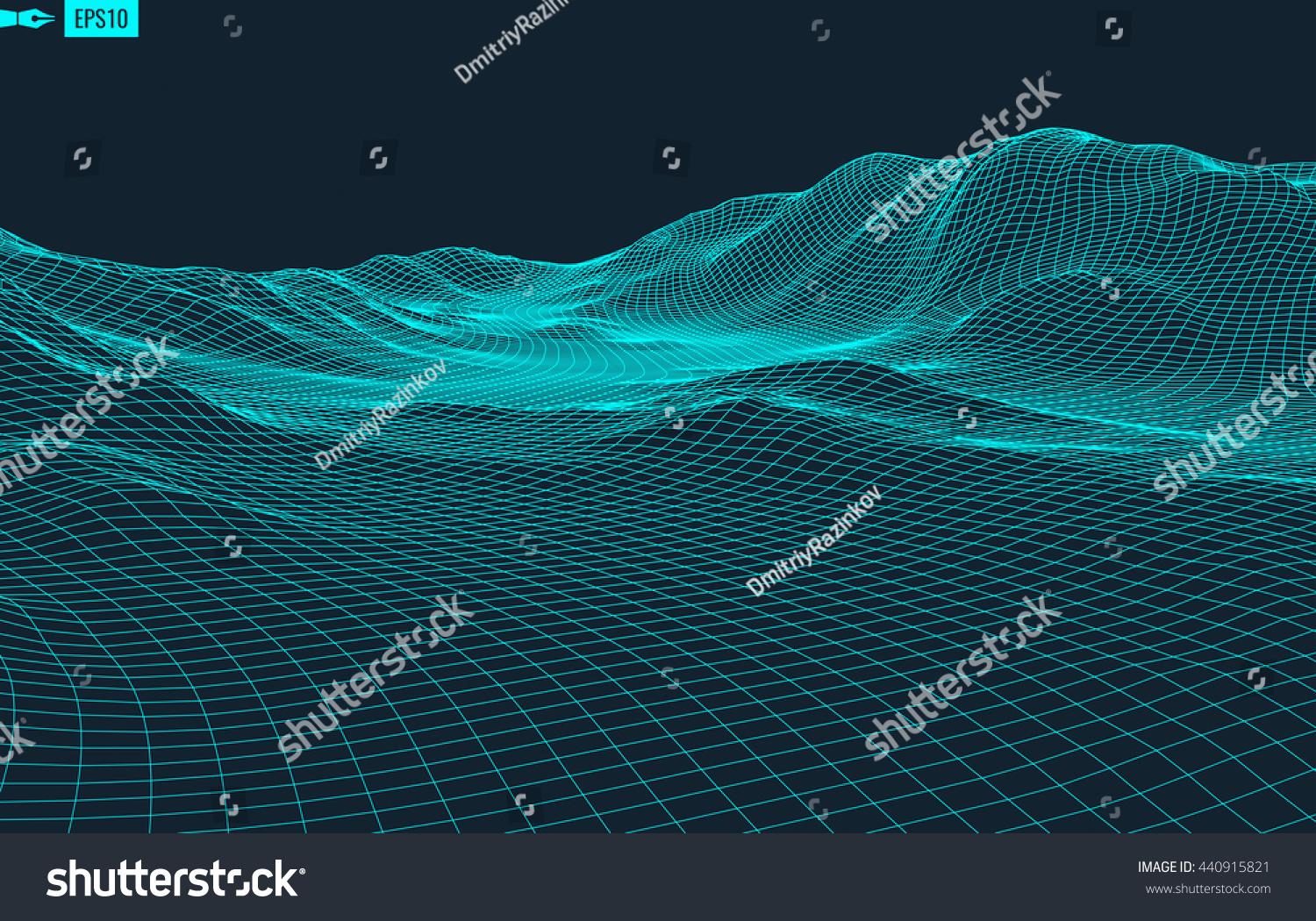 Topographic Map Background Concept Space Your Stock Vector 440915821 ...