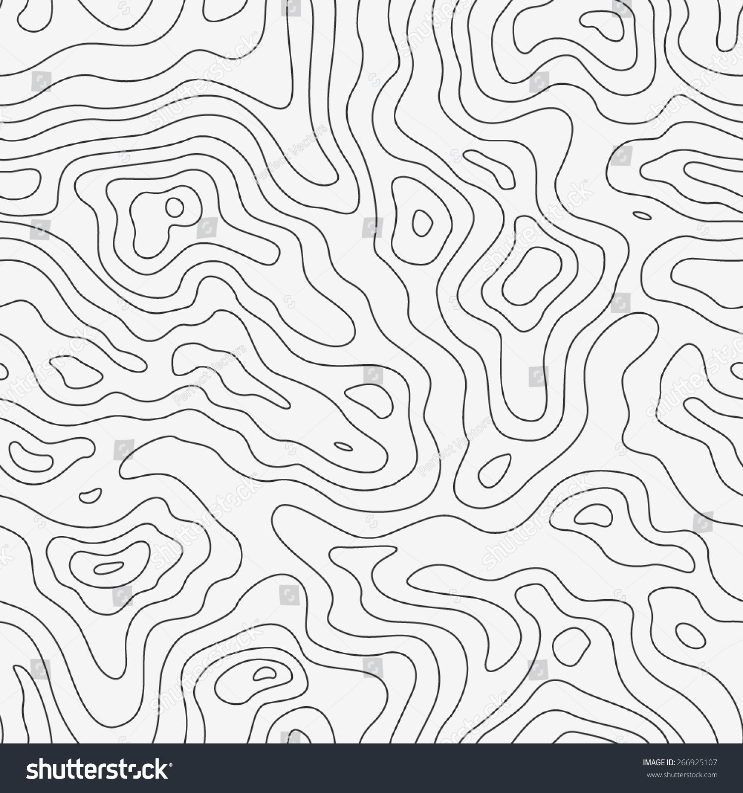 SVG of Topographic Map Seamless Pattern. Vector Background svg