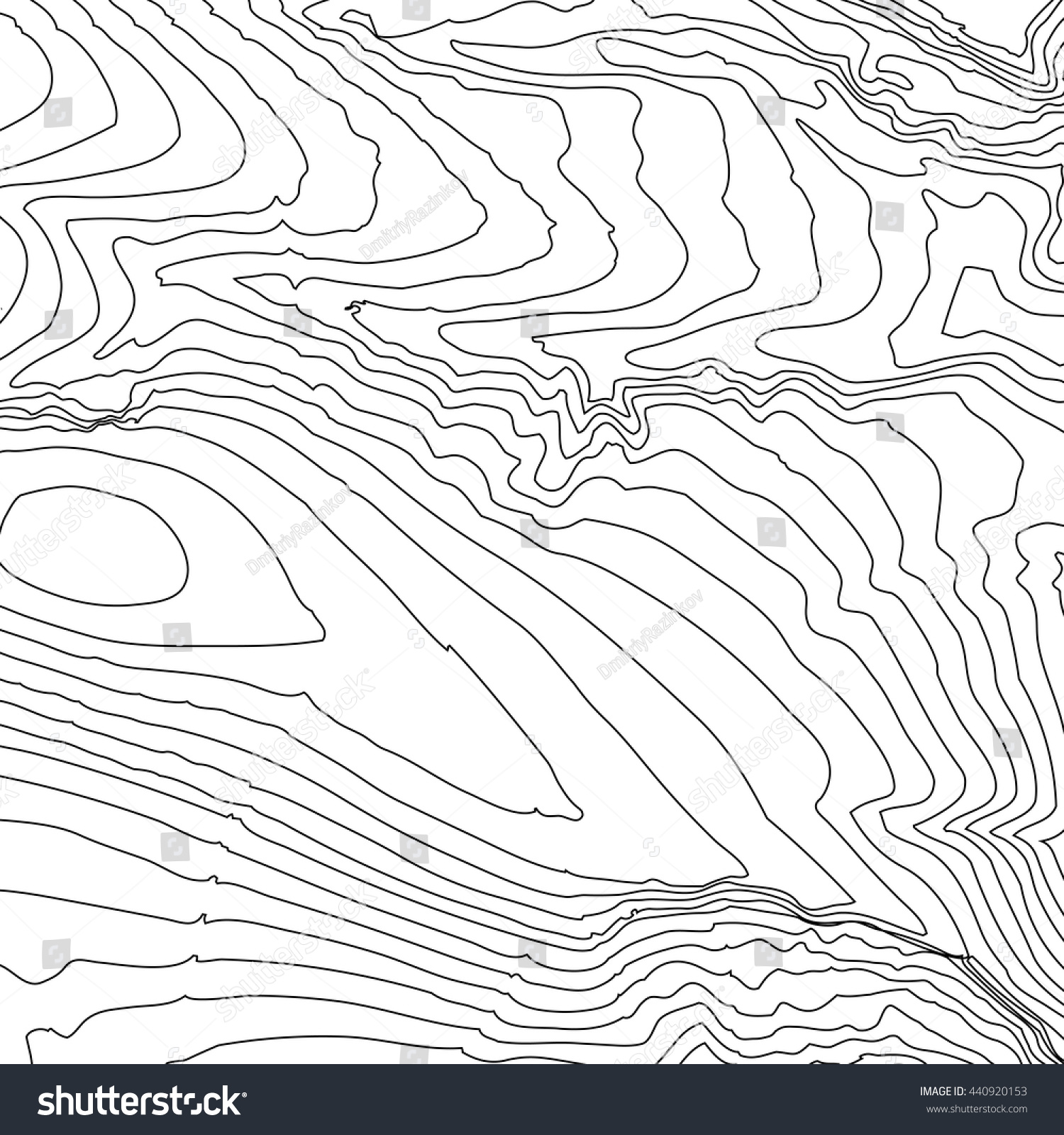 Contour Line Drawing Geography : Topographic map vector topography lines art stock