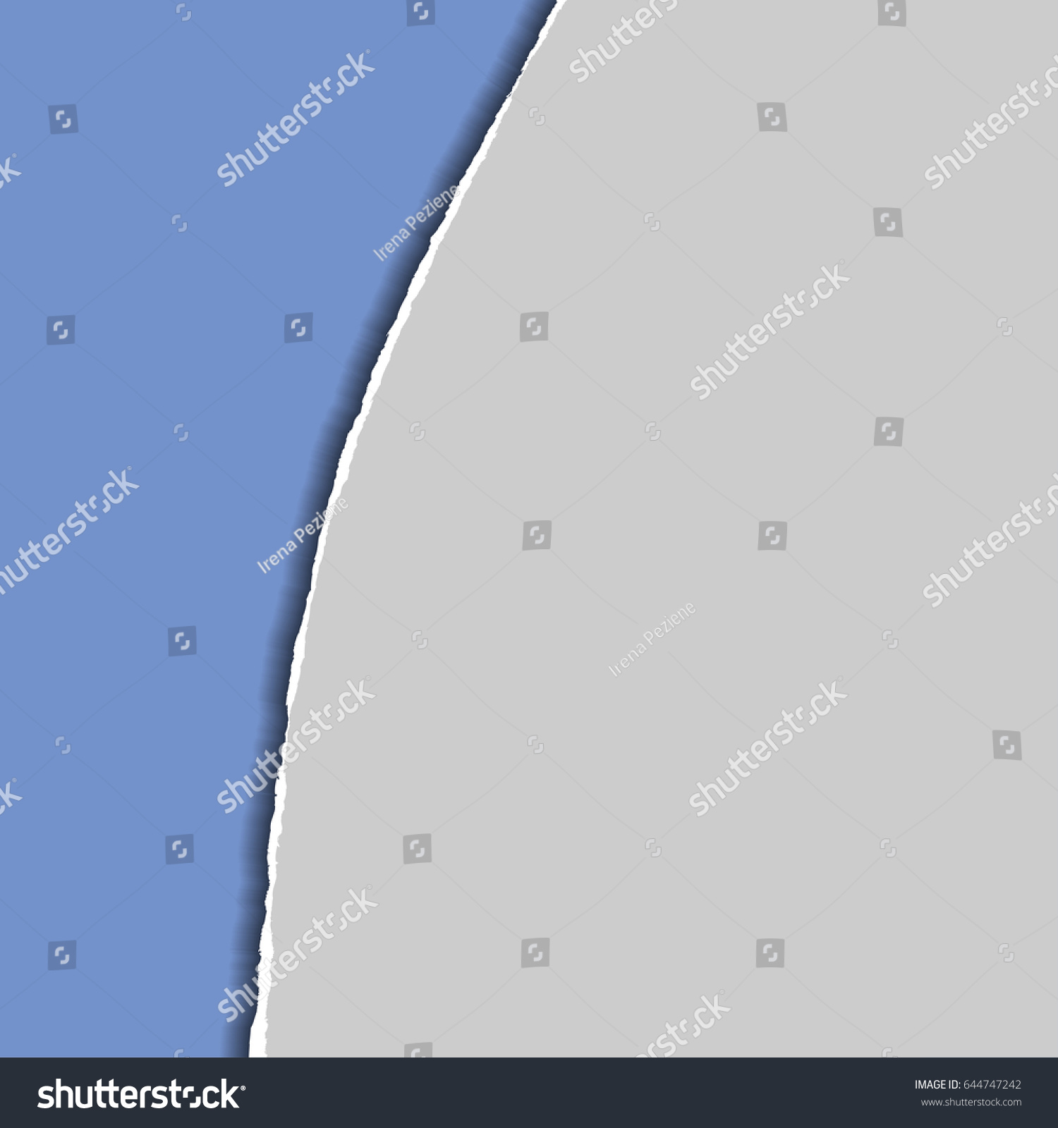Torn Paper Divider Stock Vector (Royalty Free) 644747242