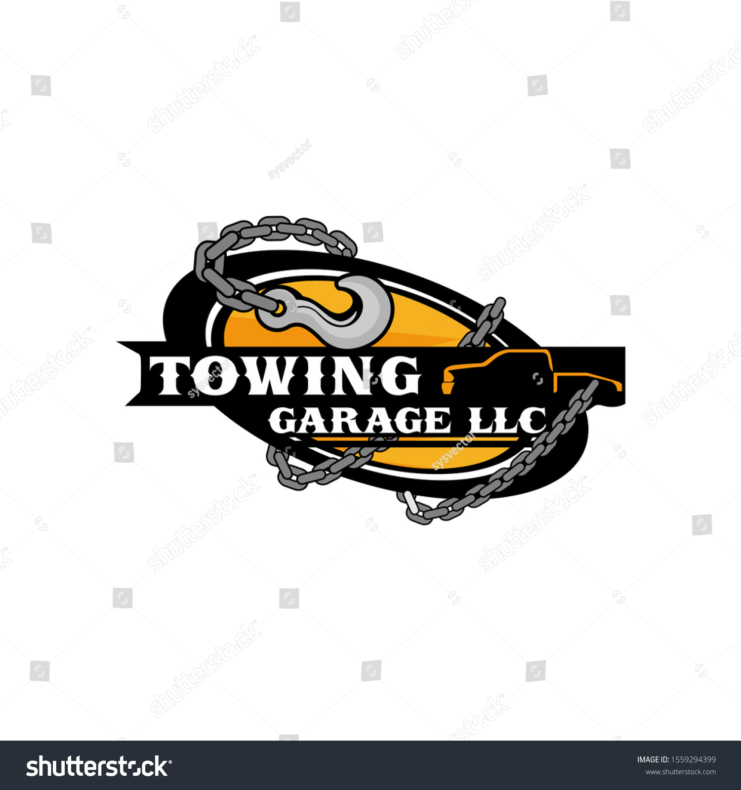 Tow Towing Truck Service Logo Template Stock Vector (Royalty Free Pertaining To towing service agreement template