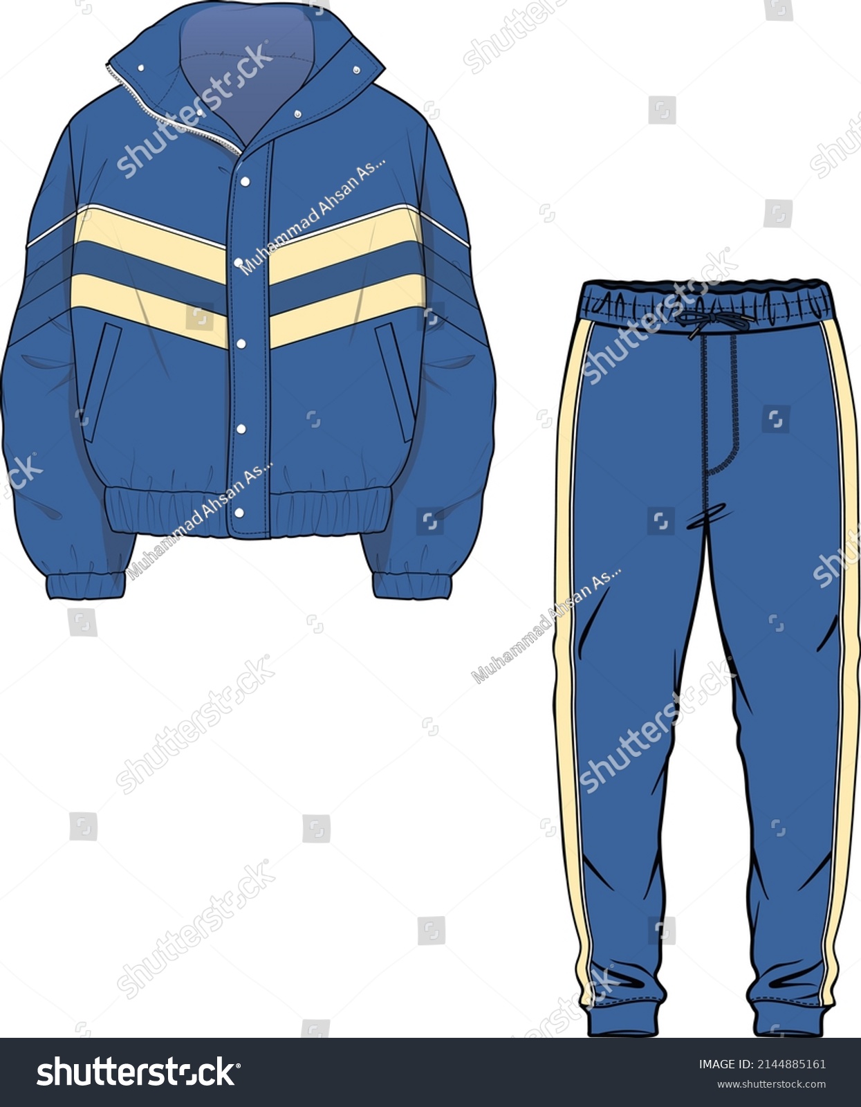 SVG of TRACK SUIT HOODIE AND JOGGERS SET FOR MEN AND BOYS SPORTS WEAR VECTOR svg