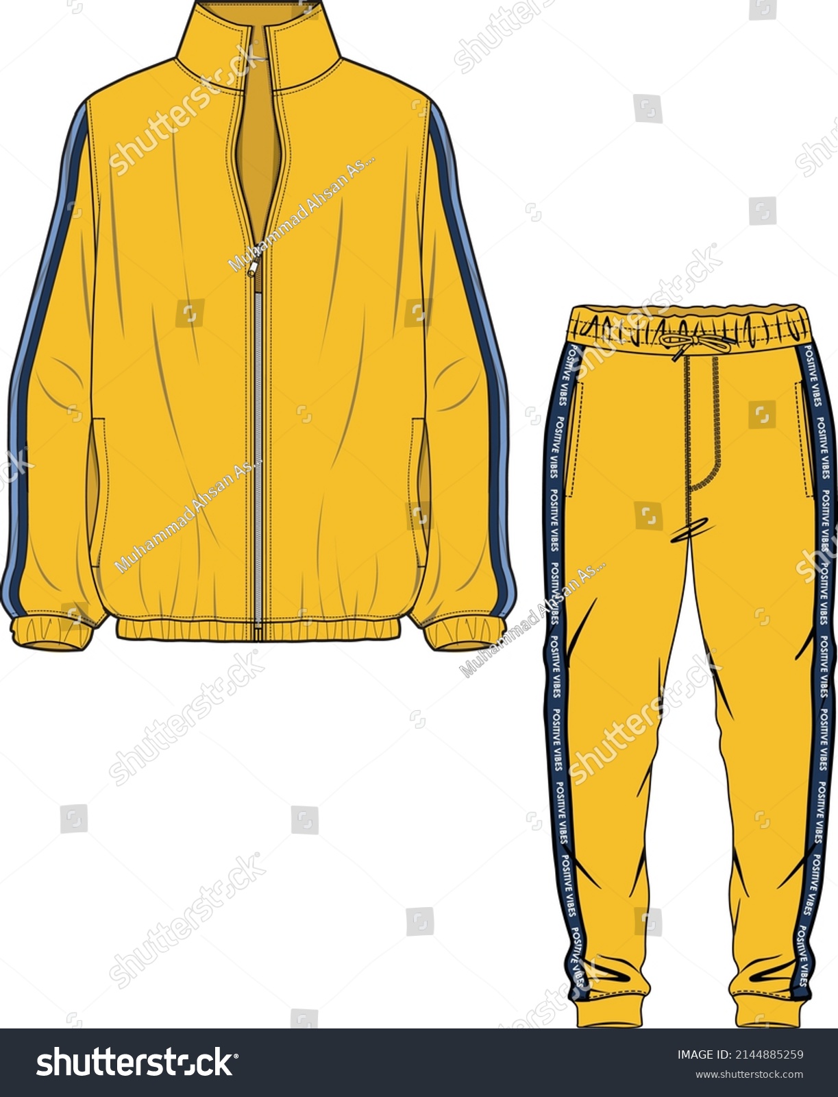 SVG of TRACK SUIT JACKET AND JOGGERS SET FOR MEN AND BOYS SPORTS WEAR VECTOR svg