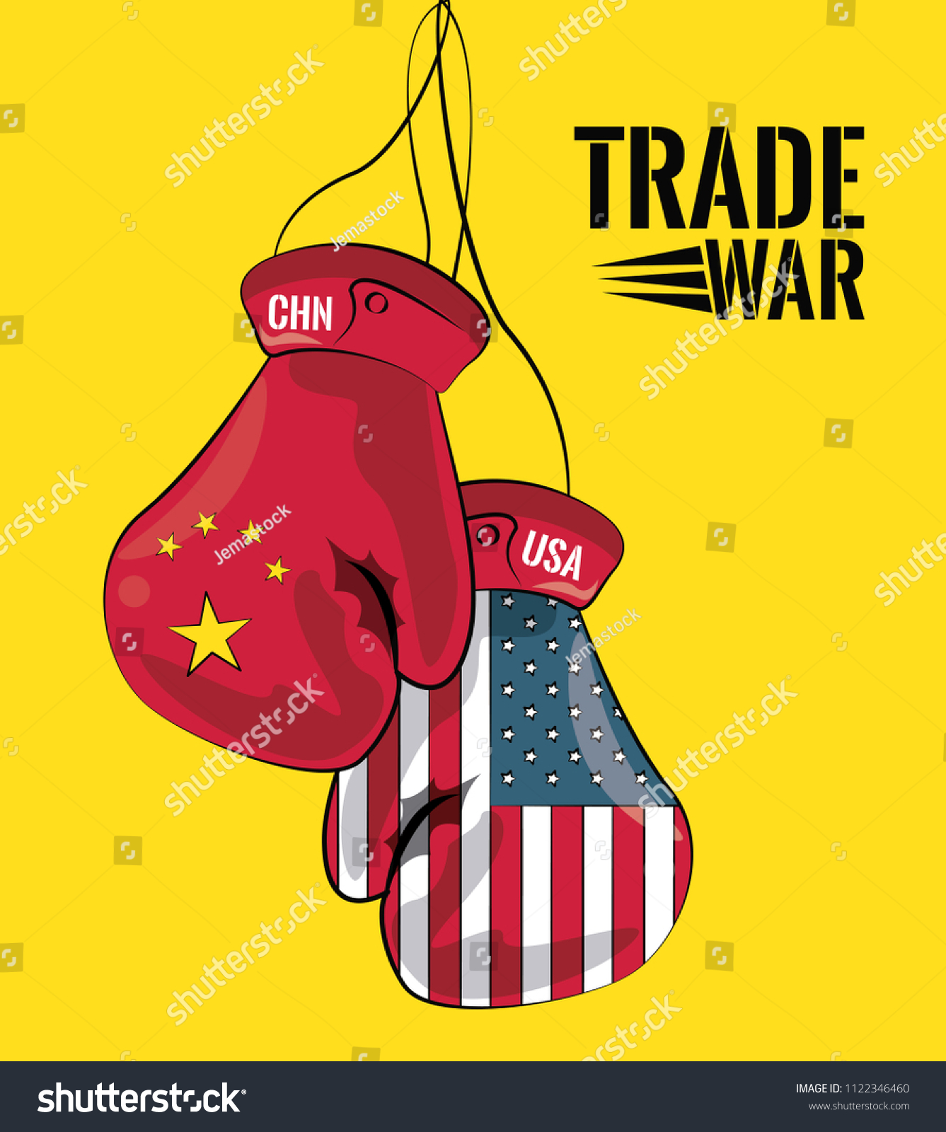 Trade War Concept Stock Vector Royalty Free 1122346460 Trade War Concept Stock Vector Royalty Free 1122346460