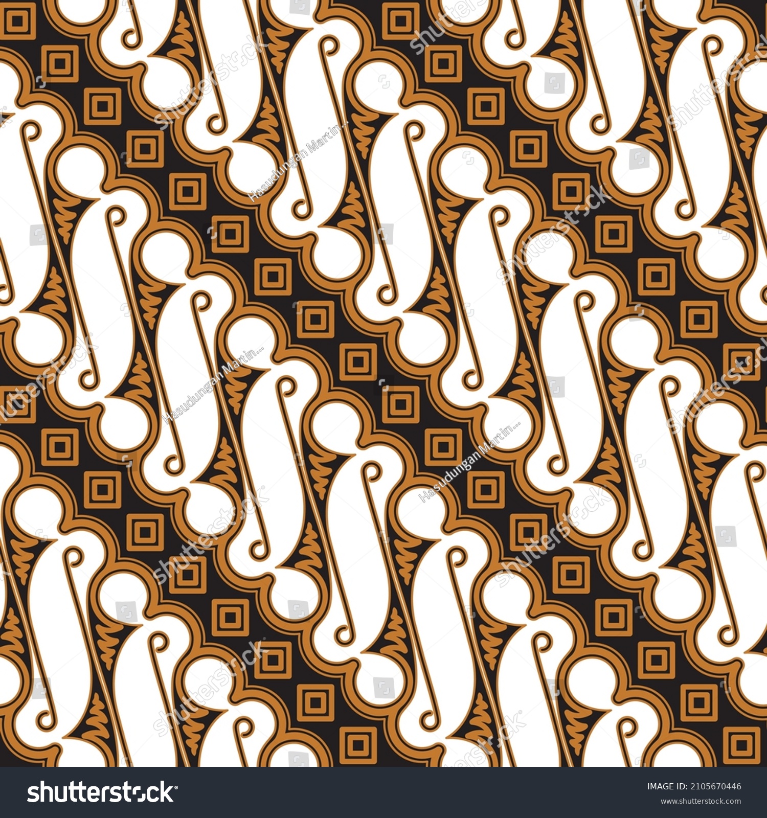 SVG of Traditional Javanese Batik, Parang pattern version 01.
Batik Jawa tradisional, motif Parang versi 01. svg