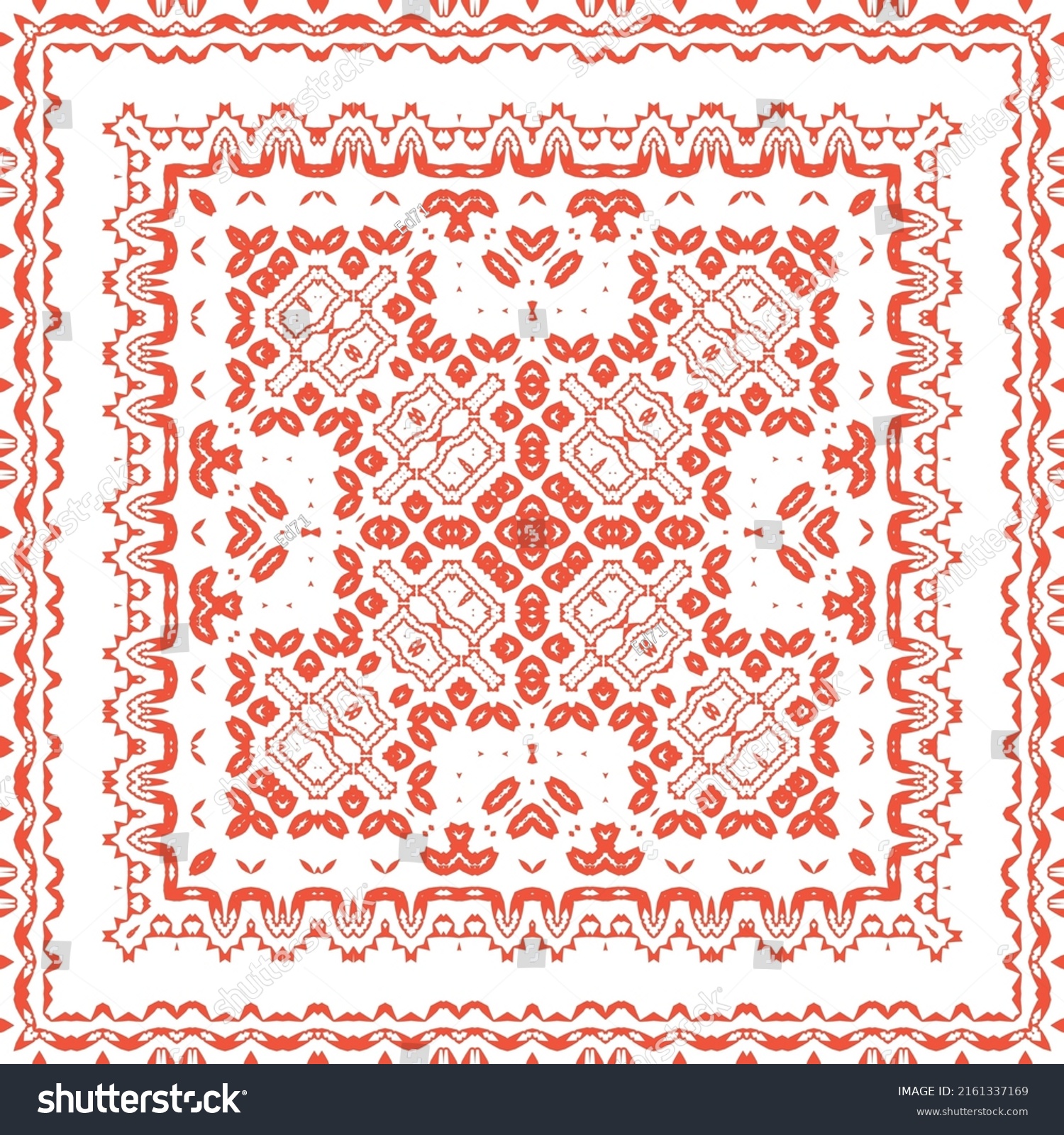 Traditional Ornate Mexican Talavera Vector Seamless Stock Vector ...