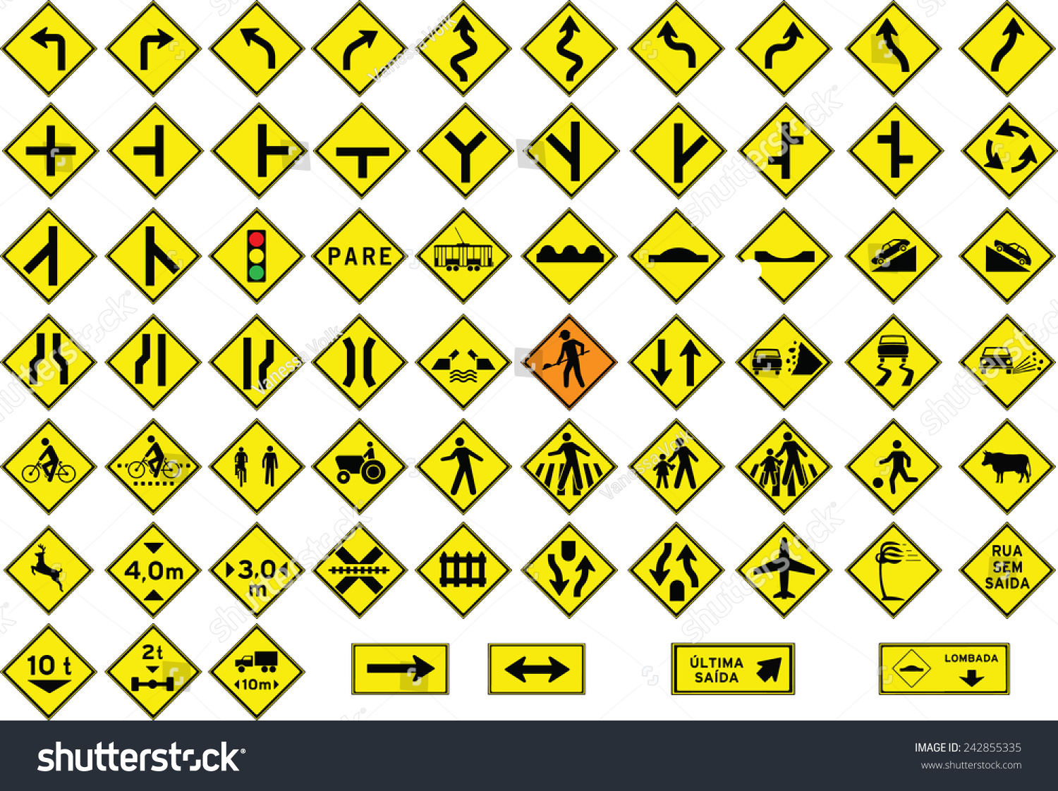 Traffic signs brazil Images, Stock Photos & Vectors | Shutterstock