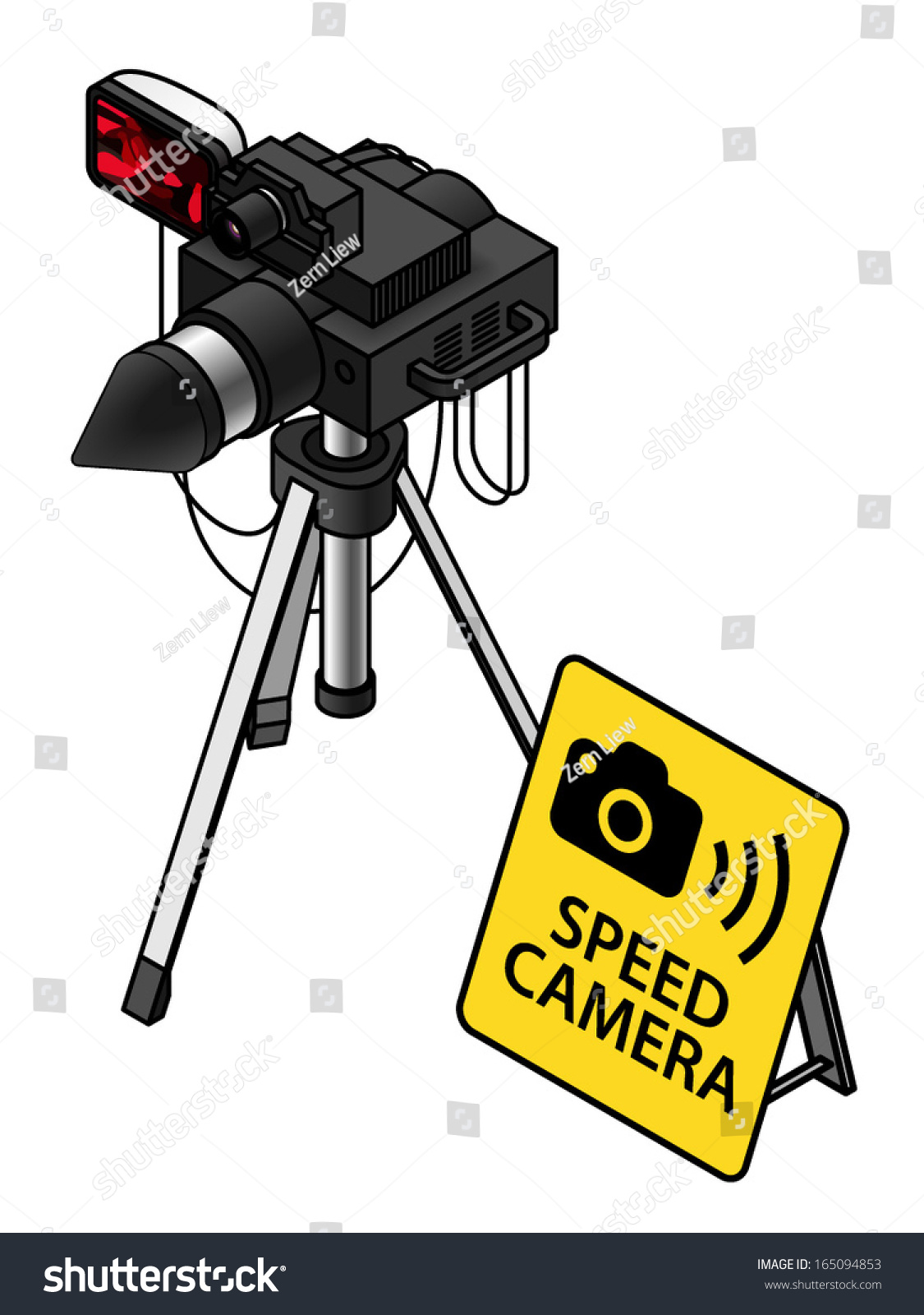 Speed trap camera